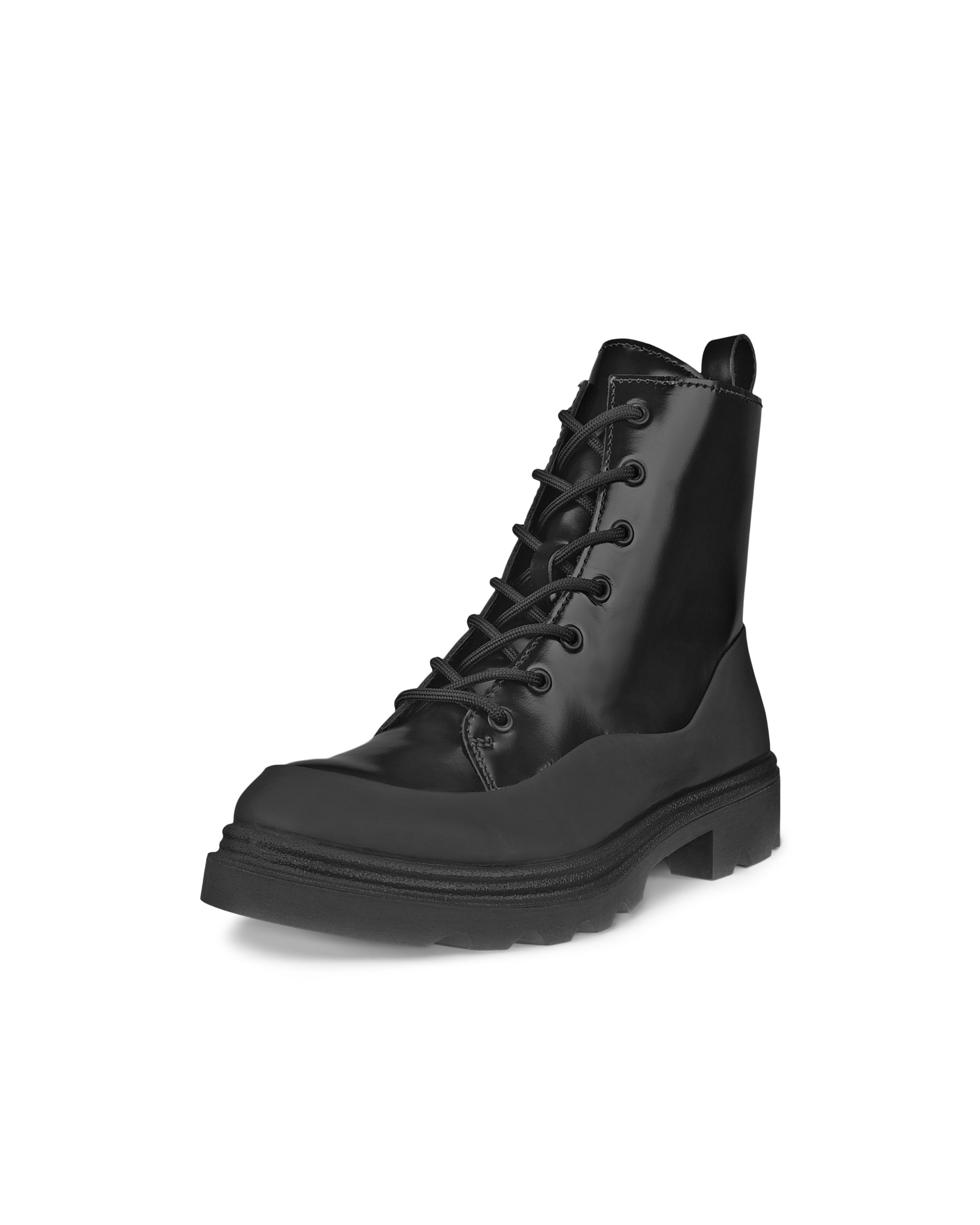 ECCO GRAINER WOMEN ウィメンズ レザーブーツ - ブラック - Main