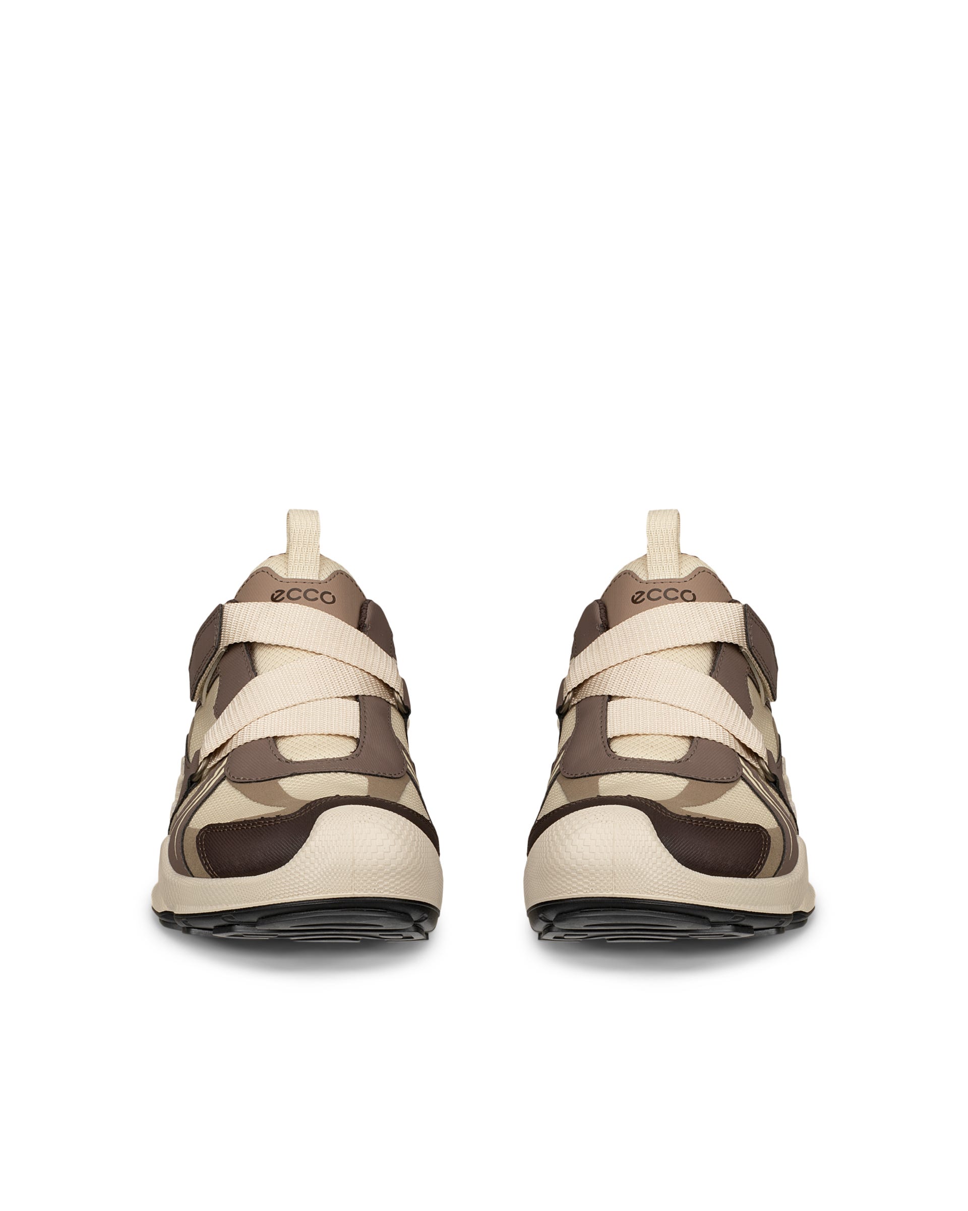 Damskie tekstylne buty outdoorowe ECCO® BIOM AEX - Brązowy - Outside
