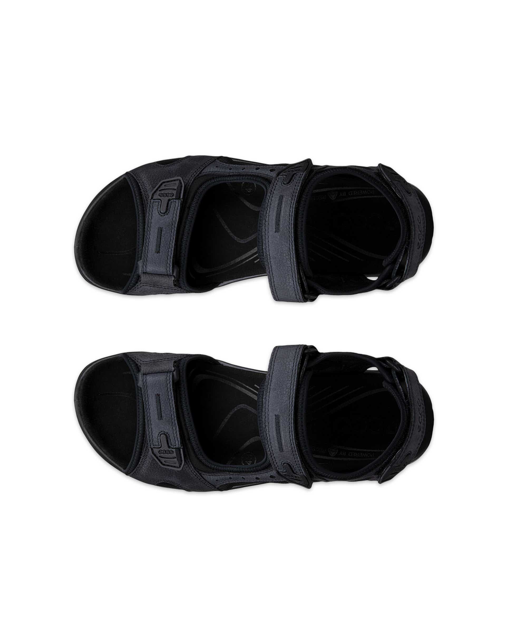 Sandale de marche nubuck ECCO® OFFROAD pour hommes - Noir - Top left pair