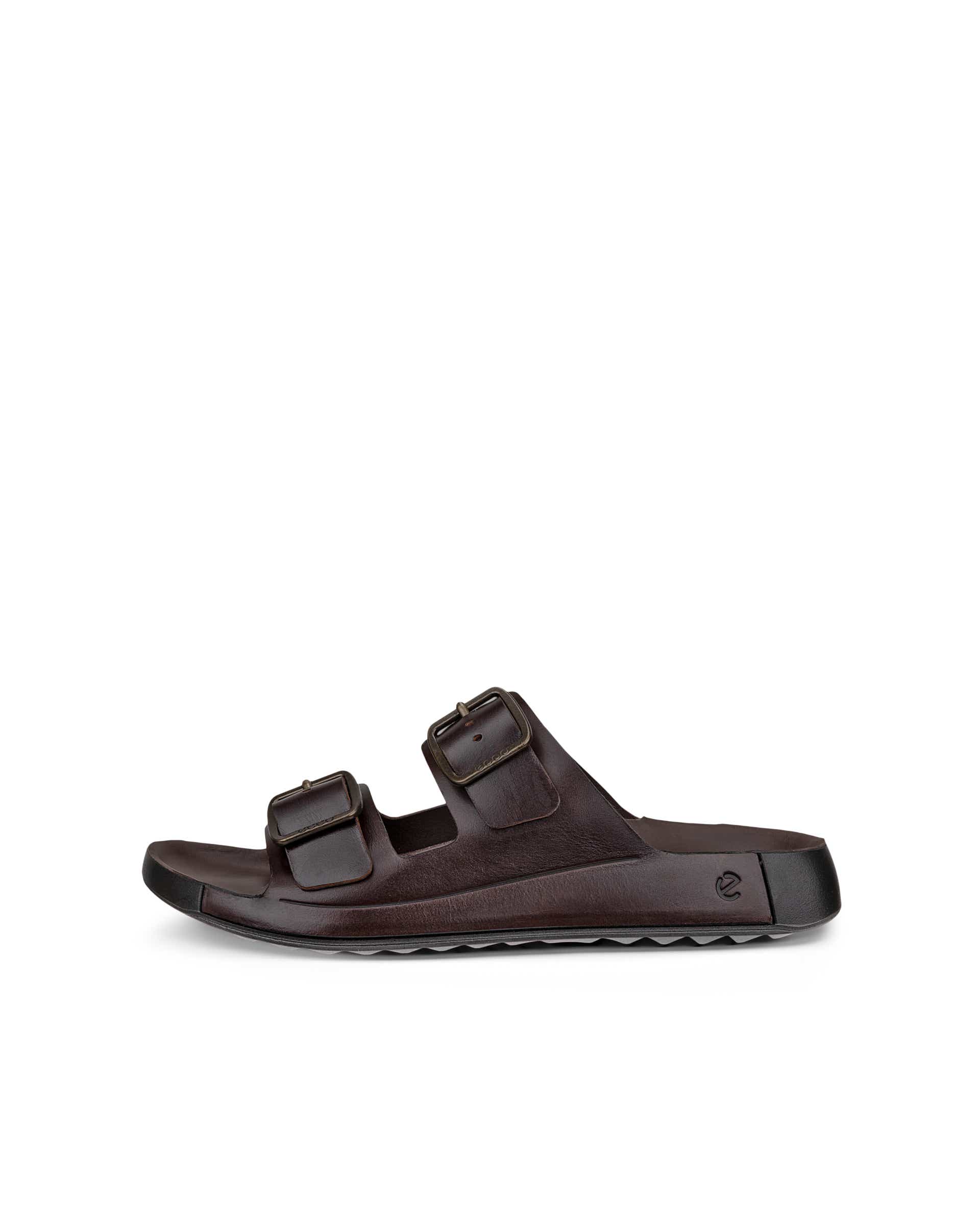 Men's ECCO® Cozmo Leather Two Strap Sandal | Brown Men's ECCO® Cozmo Leather Two Strap Sandal | Brown
