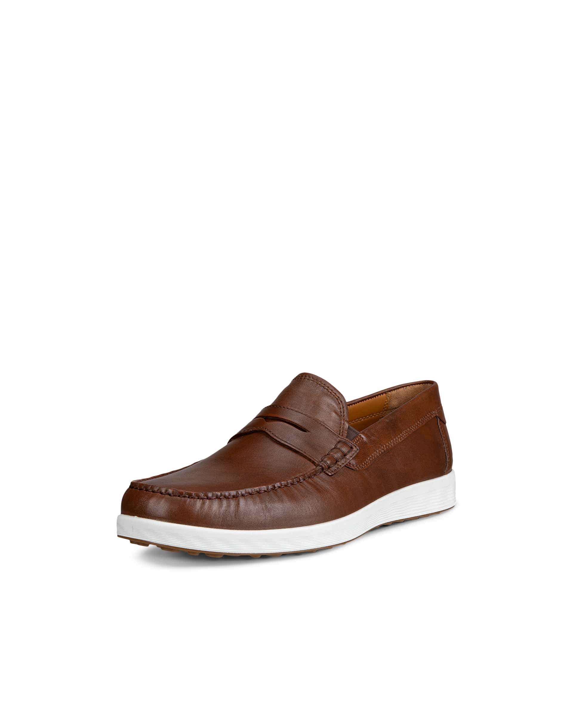 ECCO® S LITE MOC mocassins en cuir pour homme - Brun - Main