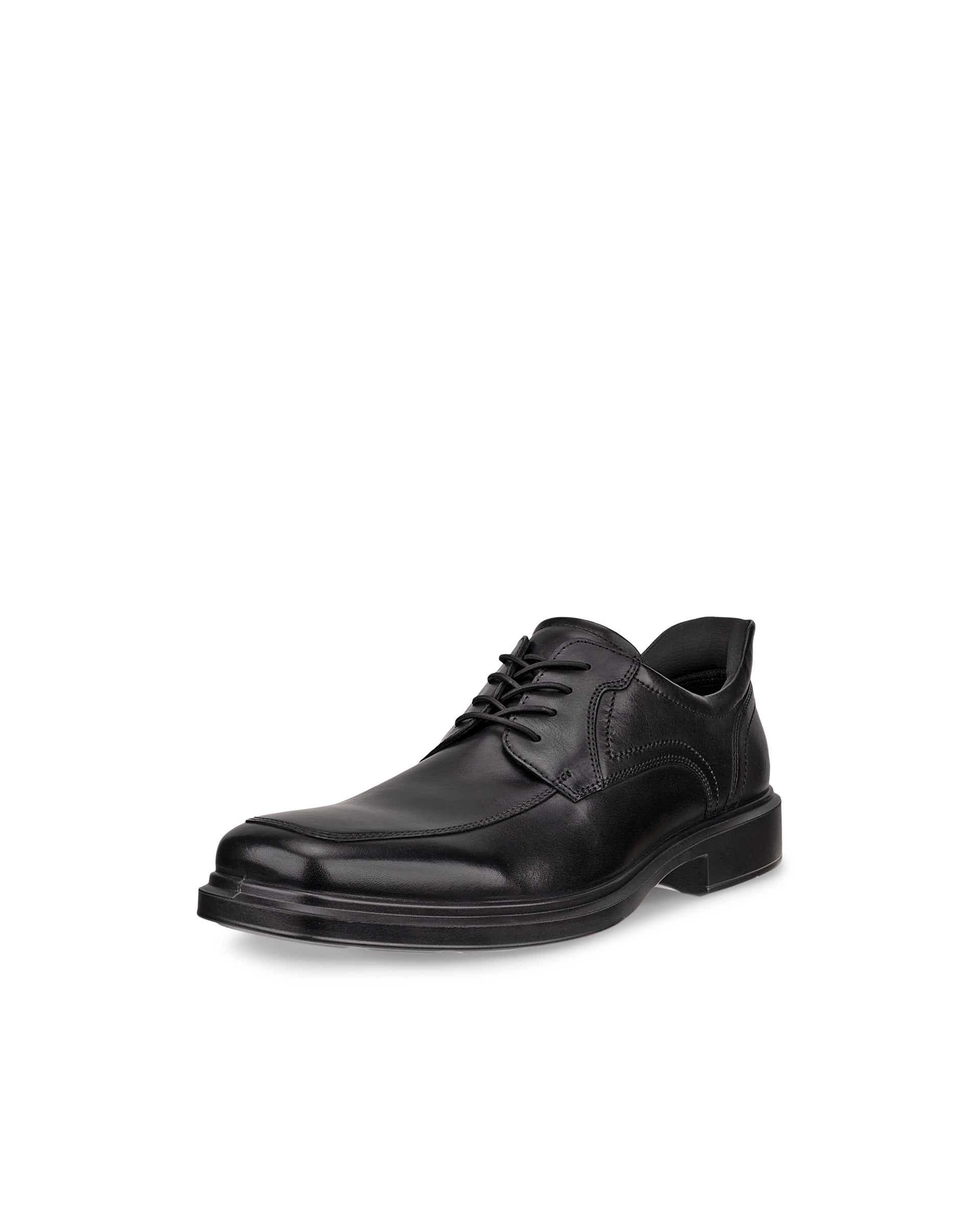 Men's ECCO® Helsinki 2 Leather Slip-In Derby Shoe - Black - Main
