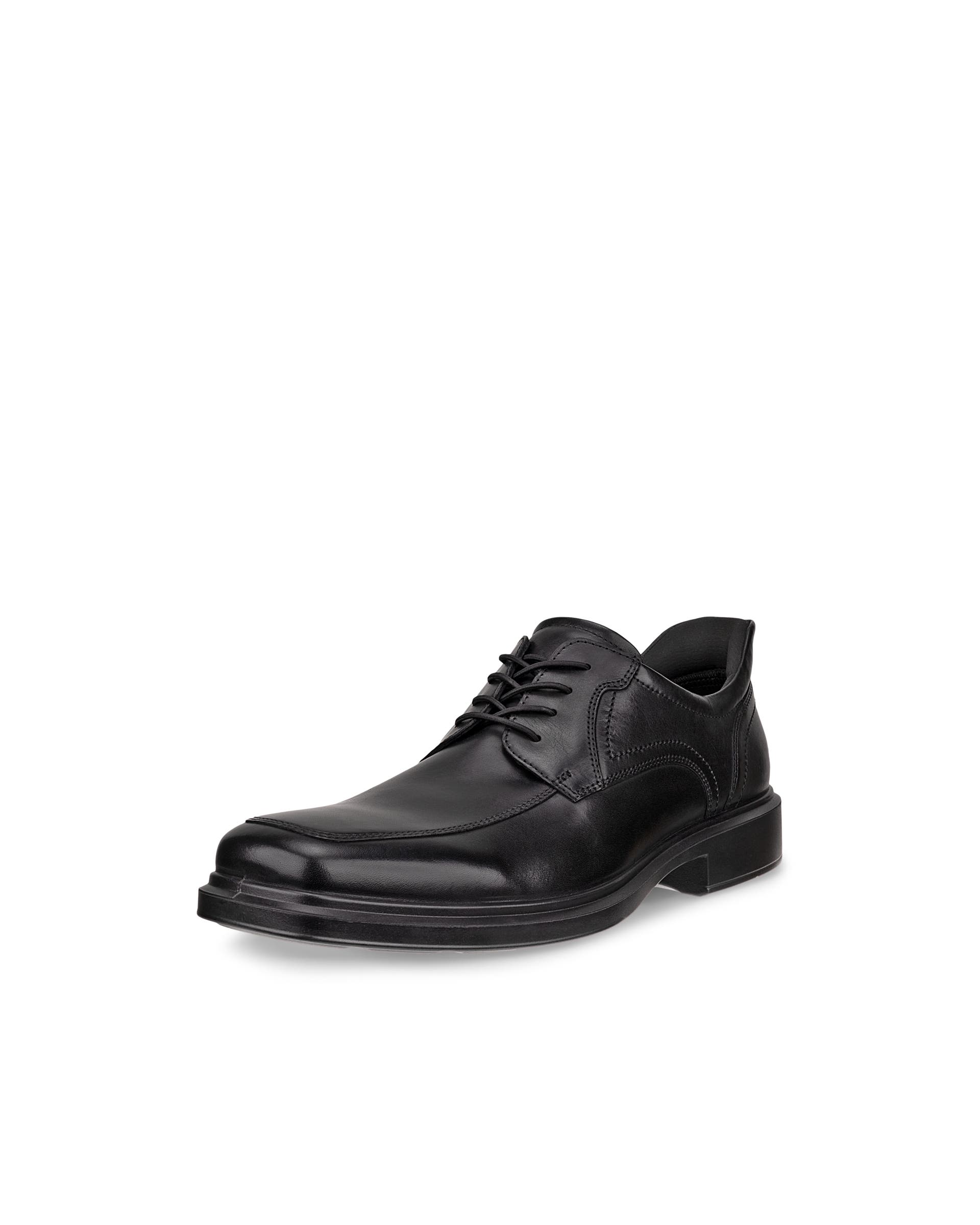Men's ECCO® Helsinki 2 Leather Slip-In Derby Shoe - Black - Main