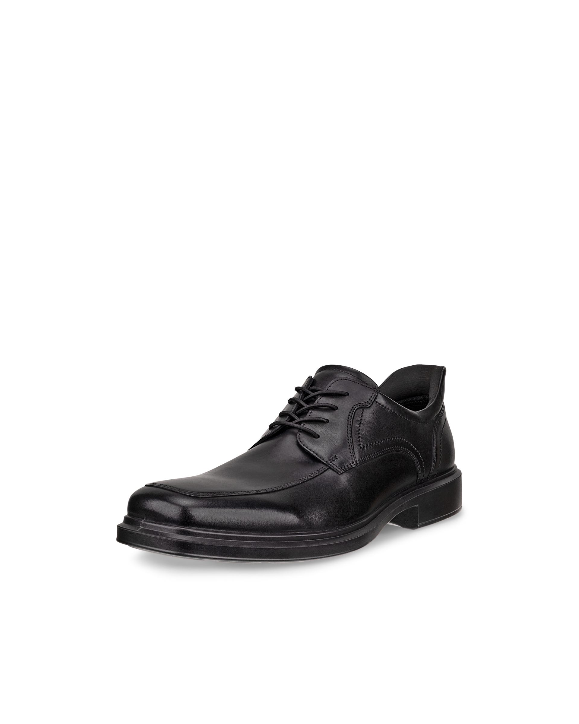 Men's ECCO® Helsinki 2 Leather Slip-In Derby Shoe - Black - Main