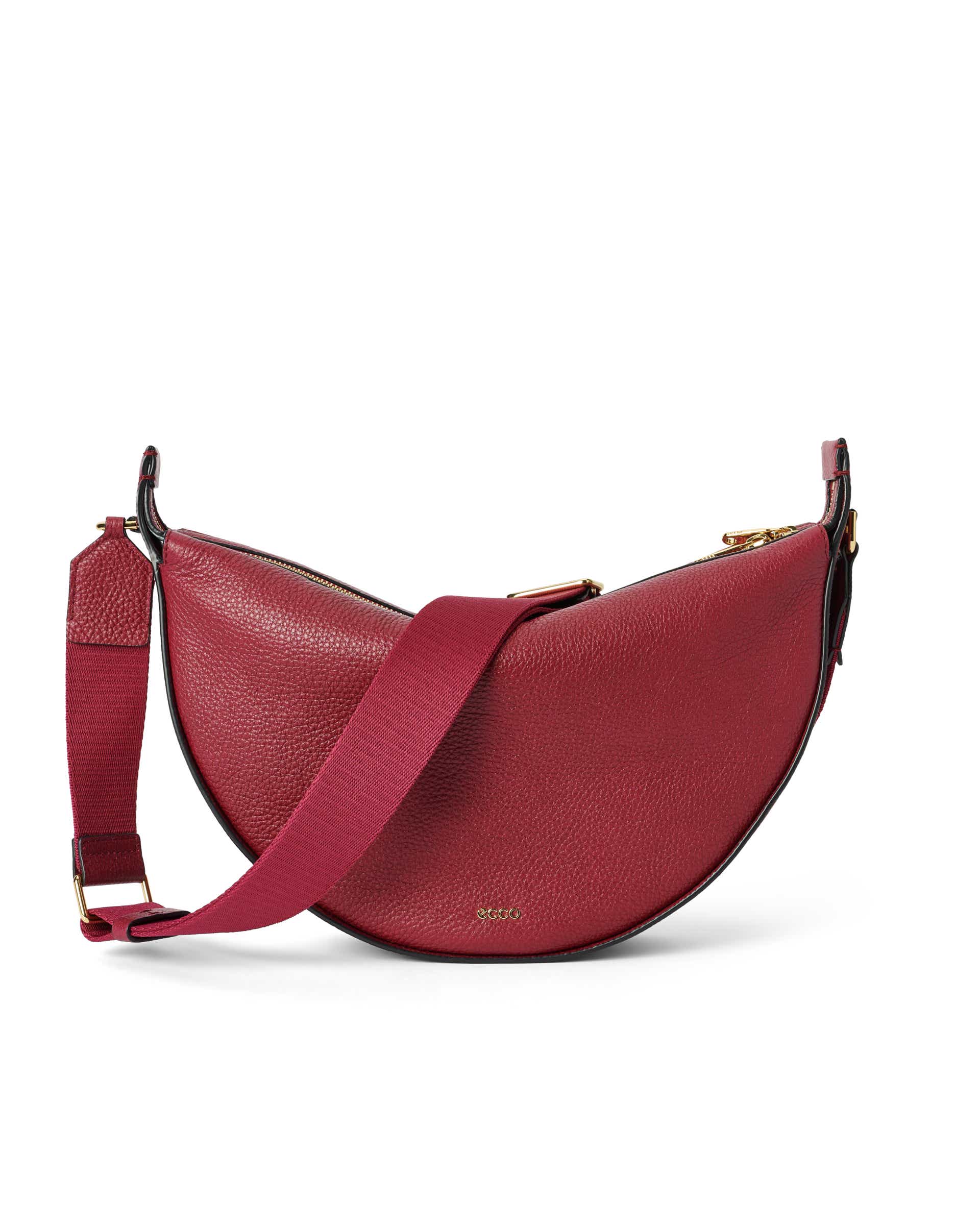 Skórzana torba hobo ECCO® Fortune Bag - Czerwony - Main