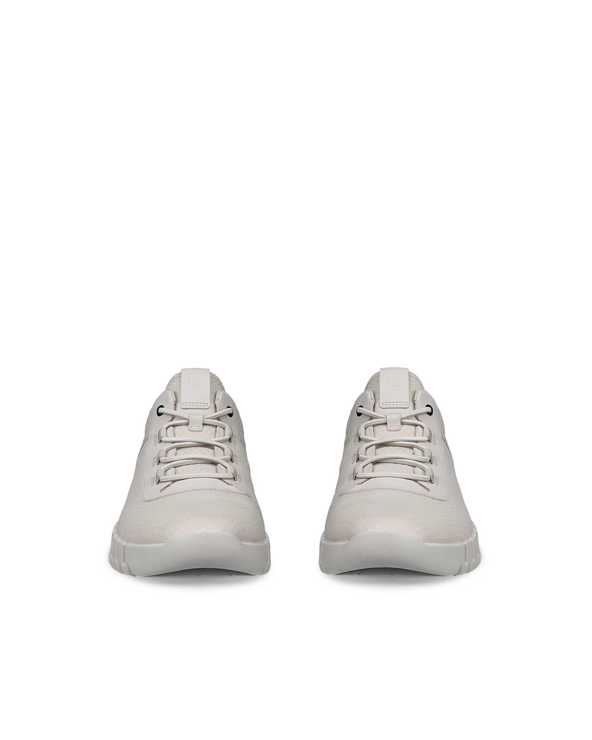 ECCO® Gruuv baskets en cuir pour homme - Gris - Front pair