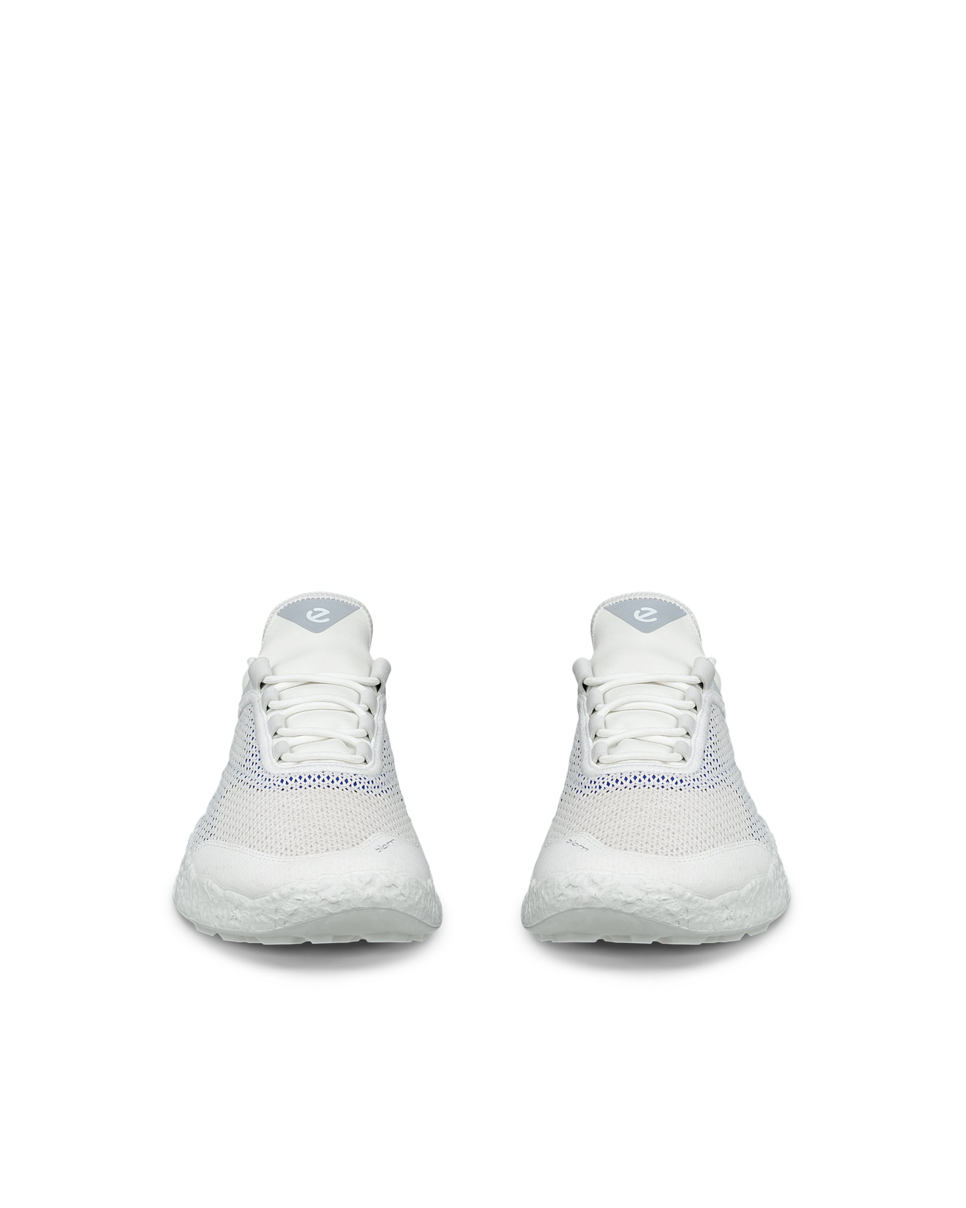 ECCO Golf BIOM Hybrid 5 メンズ テキスタイルゴルフシューズ - ホワイト - Front pair