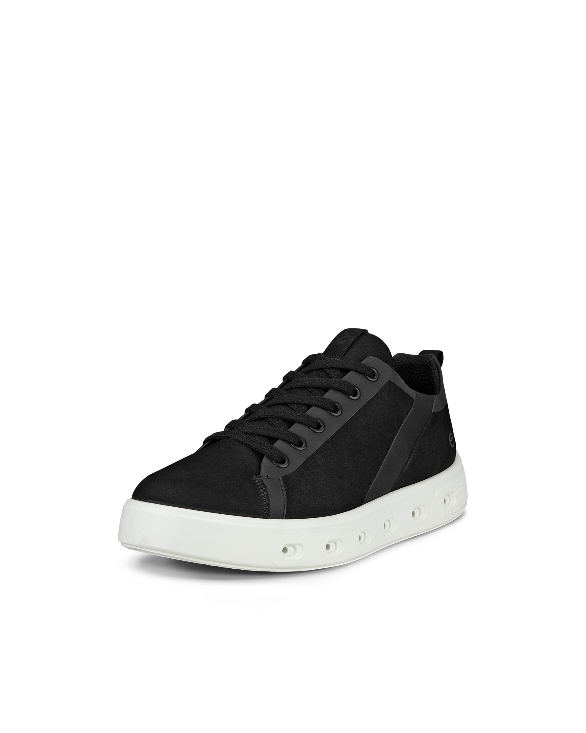 ECCO® Street 720 Dames nubuck Gore-Tex sneaker - Zwart - Main