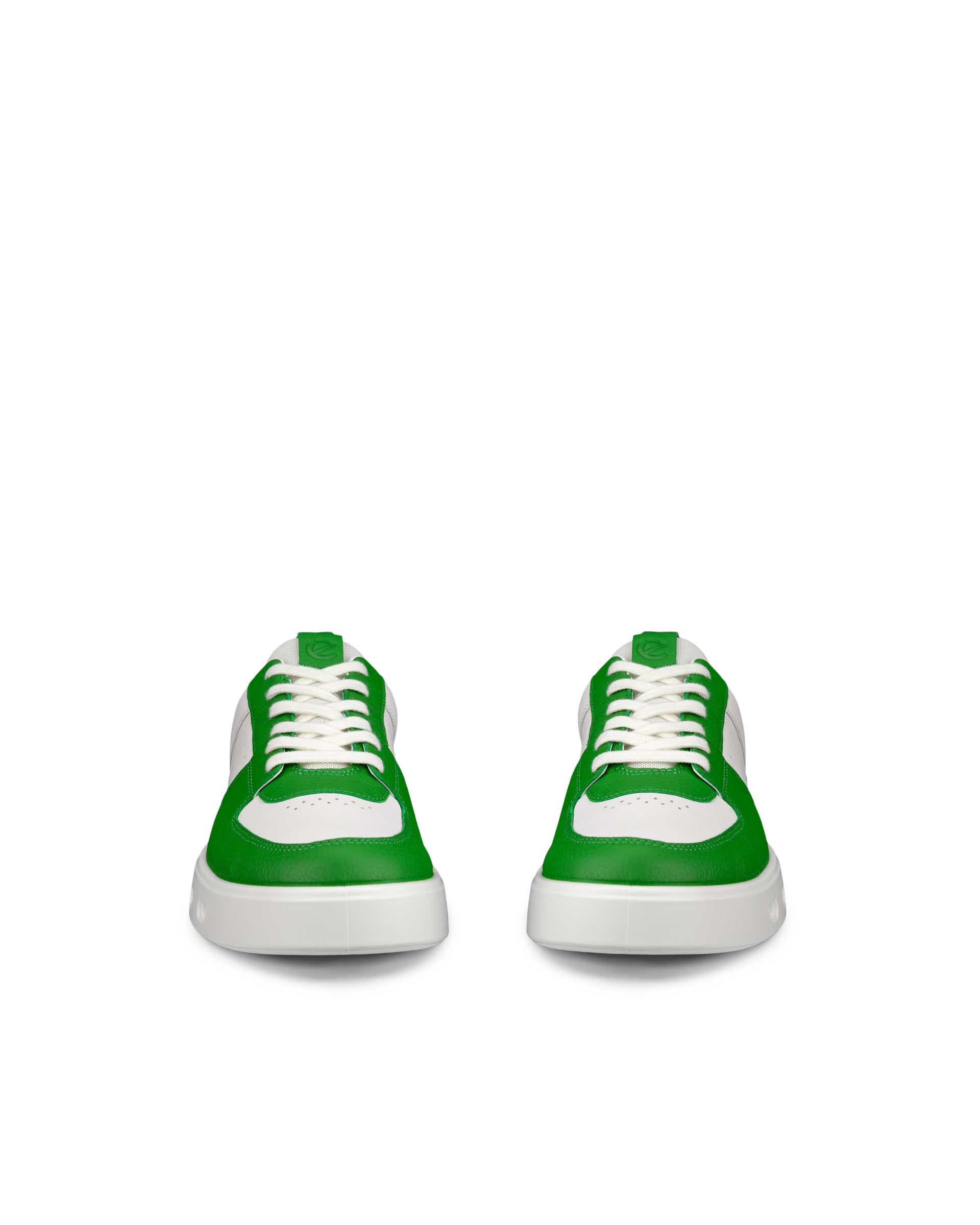 Pánské kožené Gore-Tex tenisky ECCO® Street 720 - Zelená - Front pair