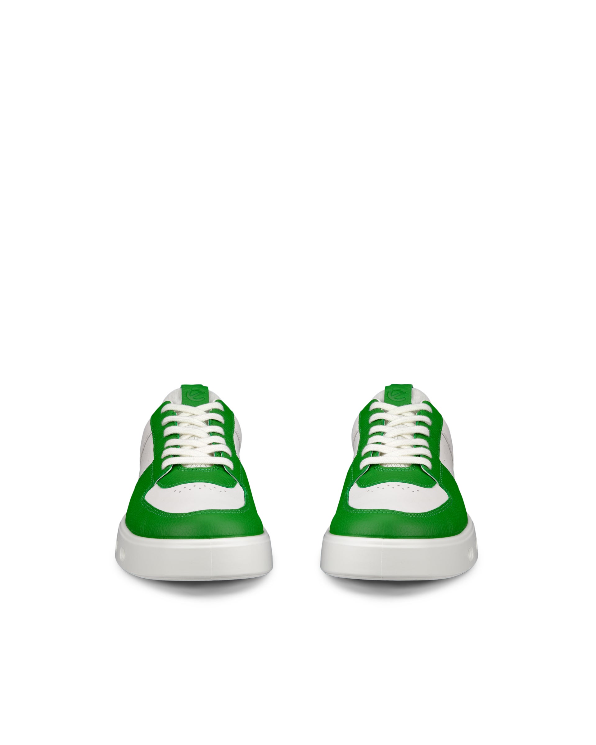 Pánske kožené tenisky Gore-Tex ECCO® Street 720 - Zelená - Front pair