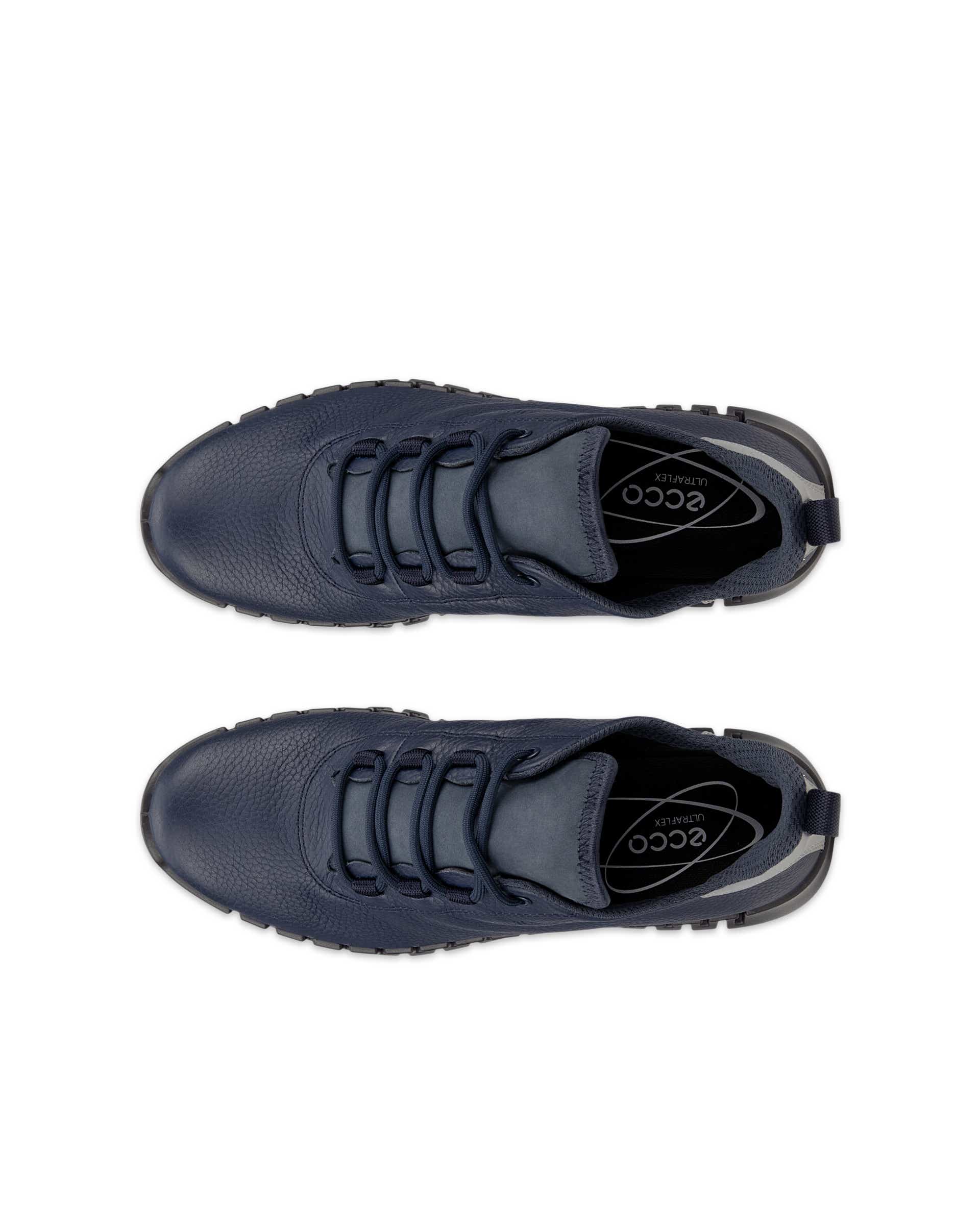 ECCO Gruuv ウィメンズ レザーGore-Texスニーカー - ブルー - Top left pair