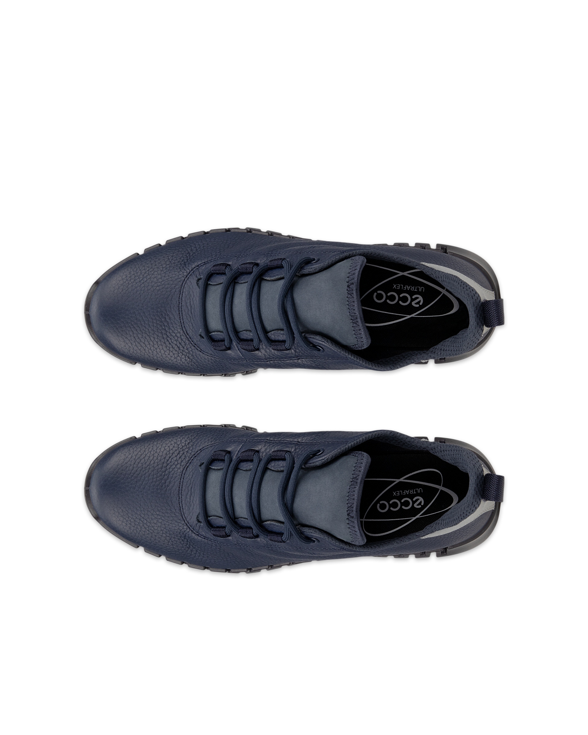 ECCO Gruuv ウィメンズ レザーGore-Texスニーカー - ブルー - Top left pair