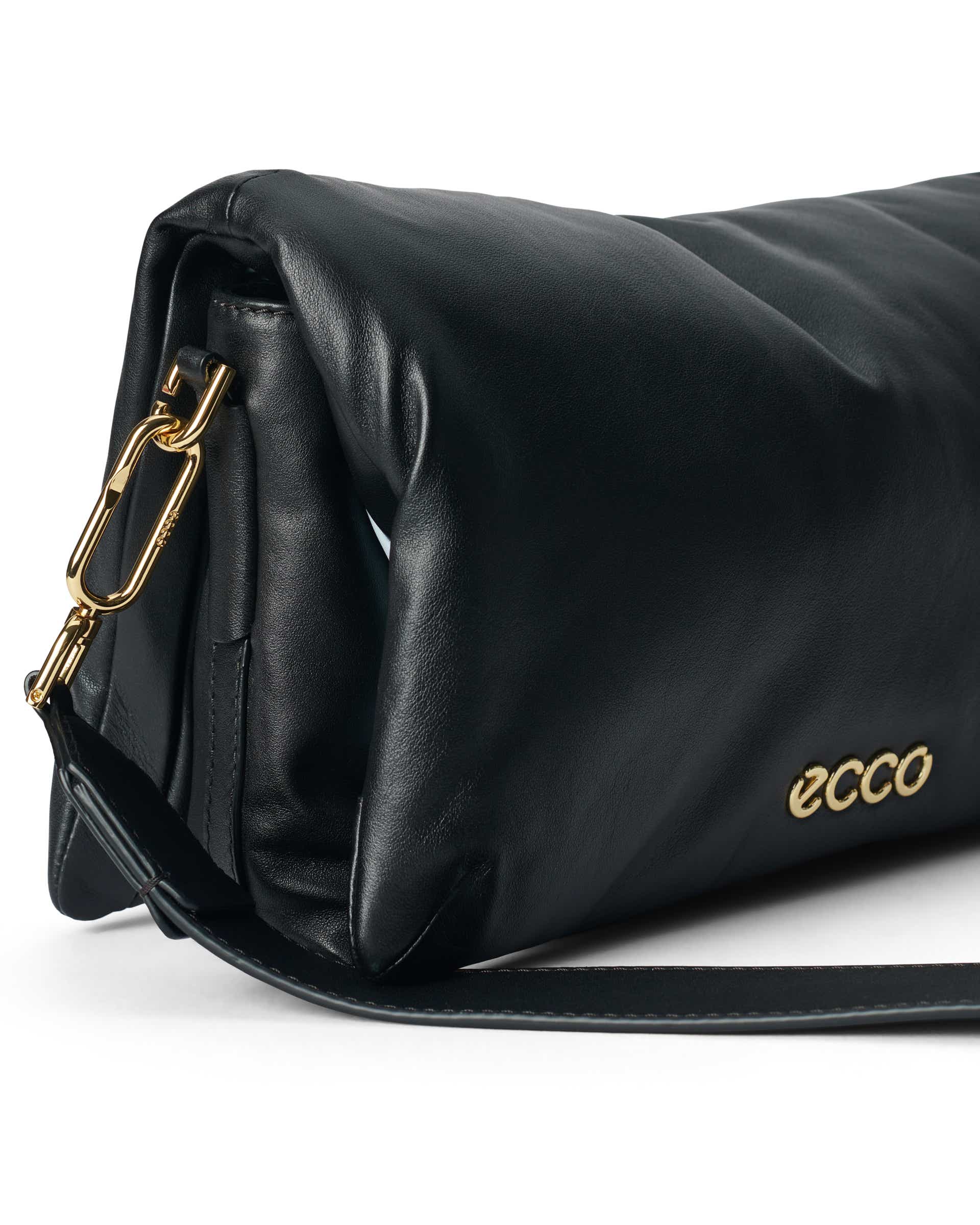 ECCO Pinch Large Soft レザーピンチクロスボディバッグ - ブラック - Detail-1