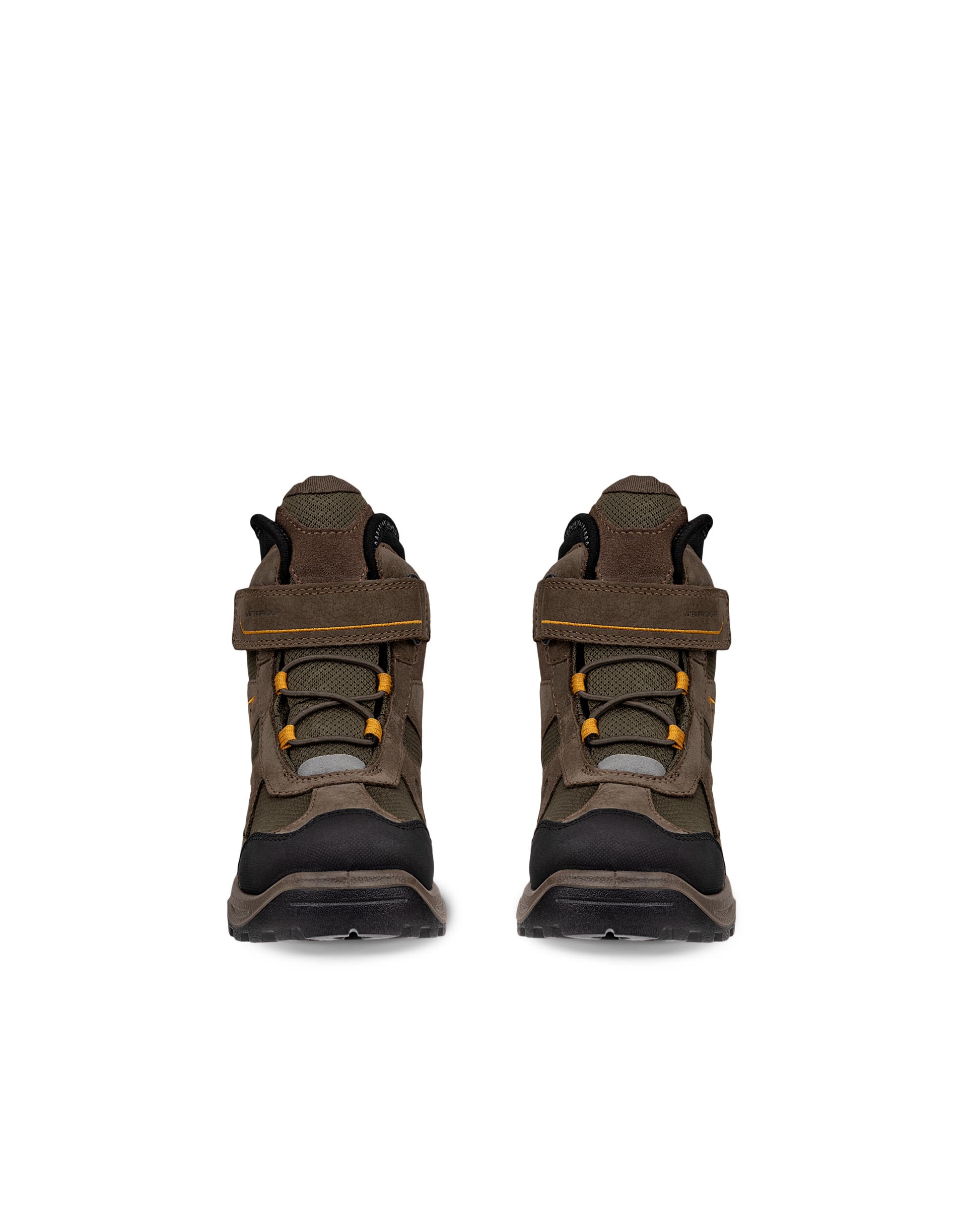ECCO® SNOW MOUNTAIN Vattentät vintersko i nubuck barn - Brun - Front pair