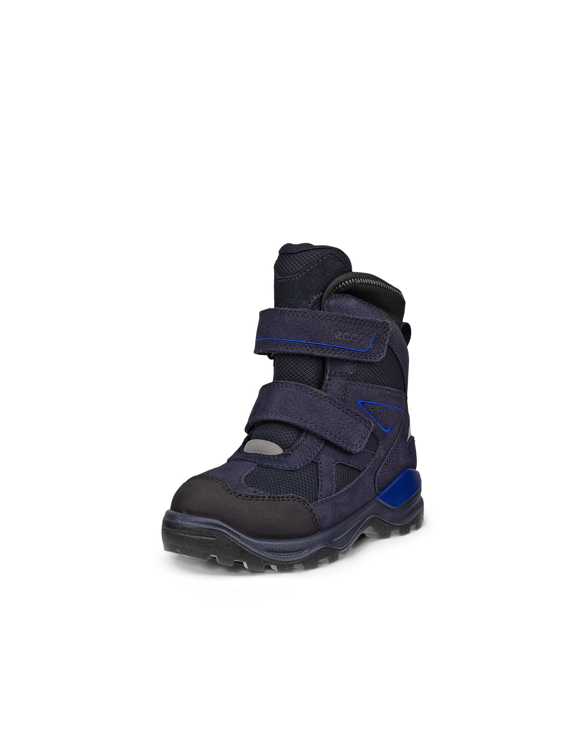 Dziecięce wodoodporne nubukowe buty zimowe ECCO® SNOW MOUNTAIN - Niebieski - Main