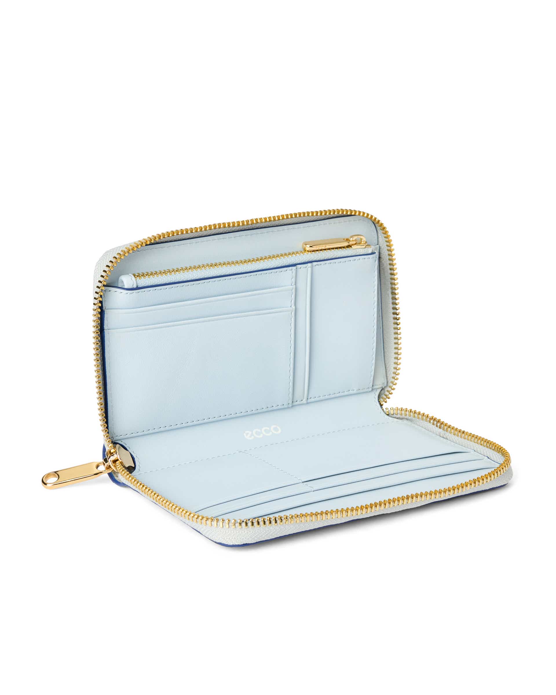 ECCO WALLET ZIP AROUND - Grey - Inside