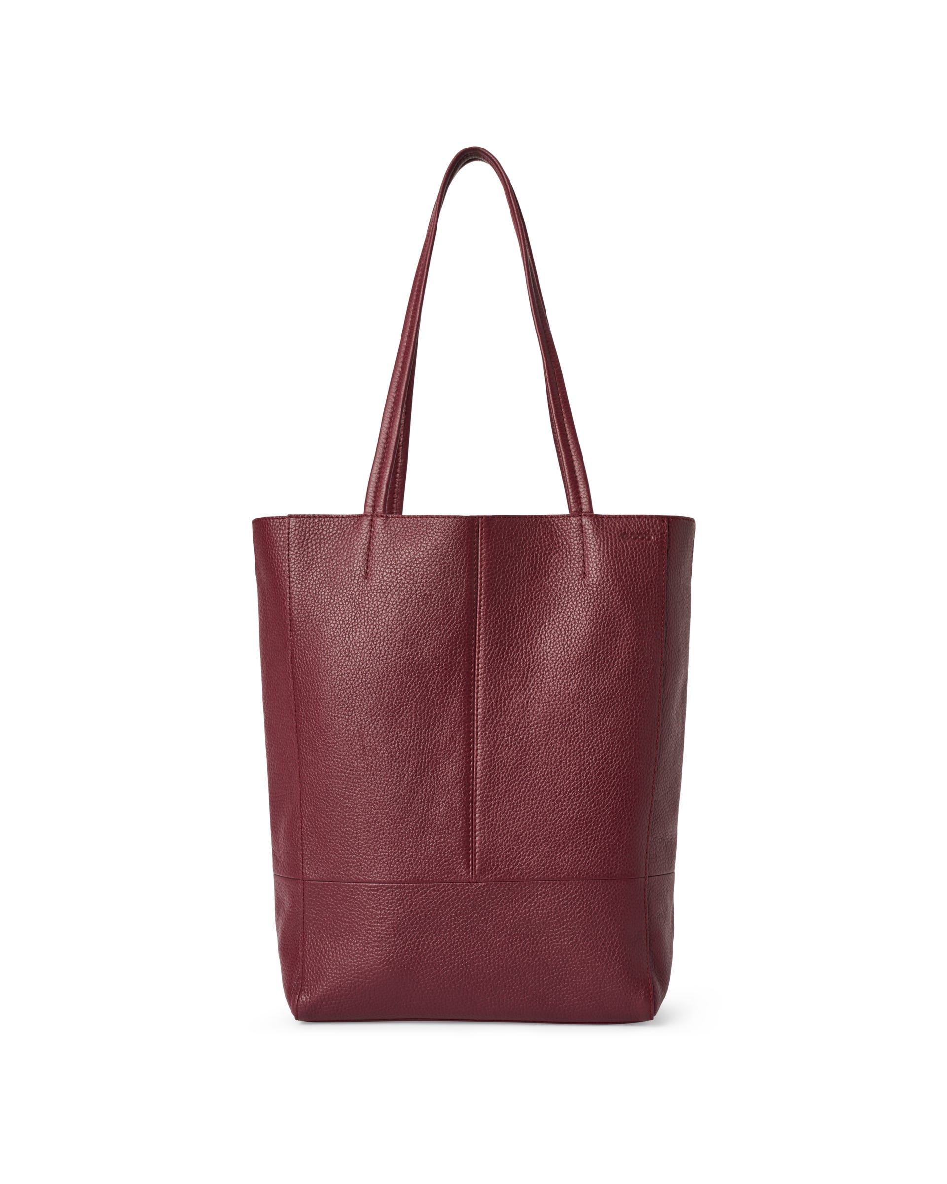 Women's ECCO® AVEN TOTE Leather Tote Bag - Red - Main