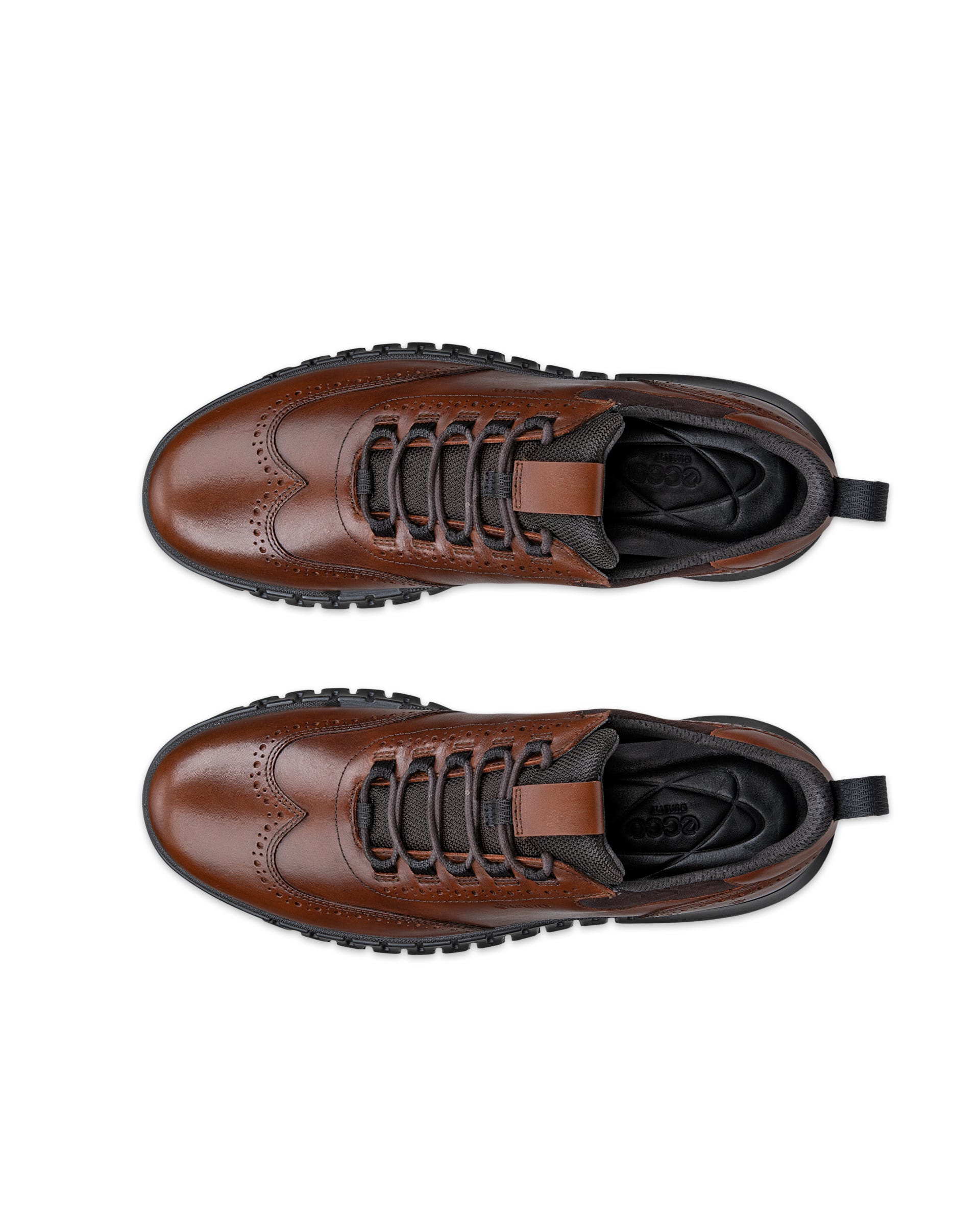 Men's ECCO® GRUUV STUDIO Leather Gore-Tex Slip-On - Brown - Outside