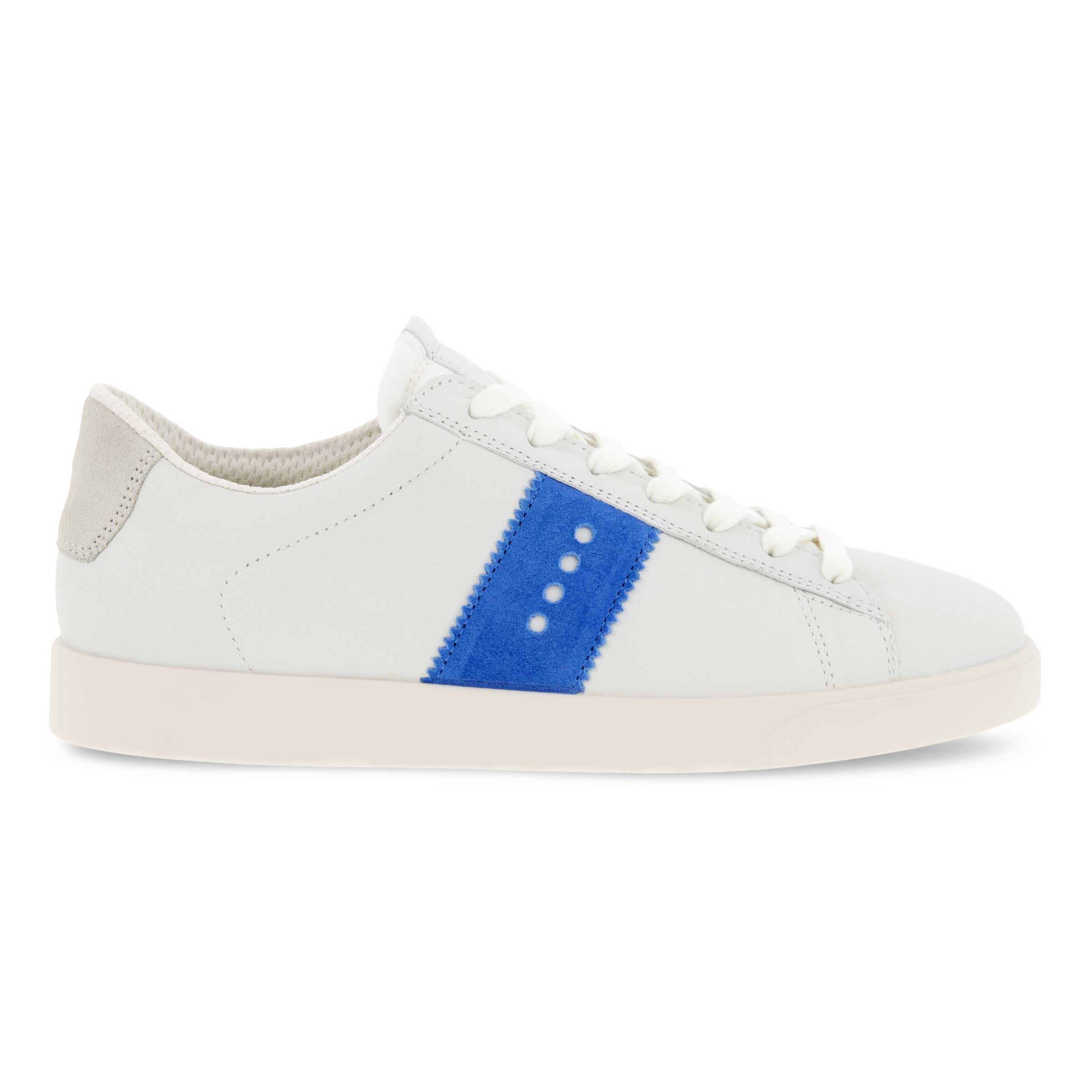 Women's ECCO® Street Lite Leather Sneaker - White - Outside
