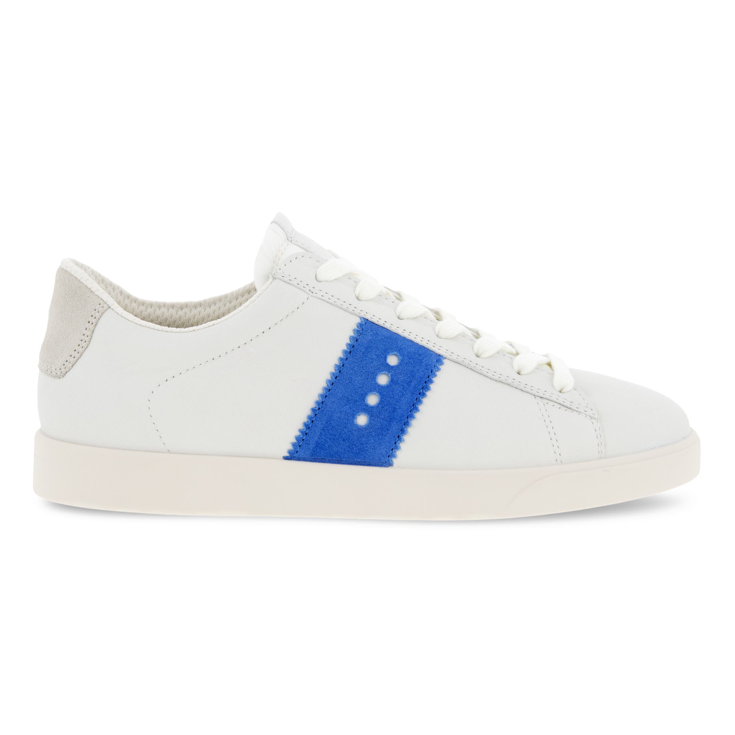 Women's ECCO® Street Lite Leather Sneaker - White - Outside