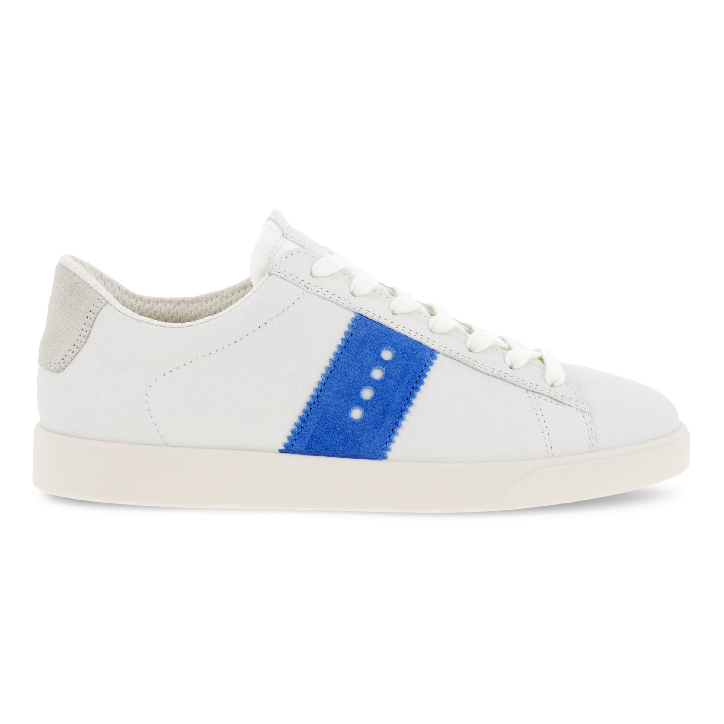 Women's ECCO® Street Lite Leather Sneaker - White - Outside