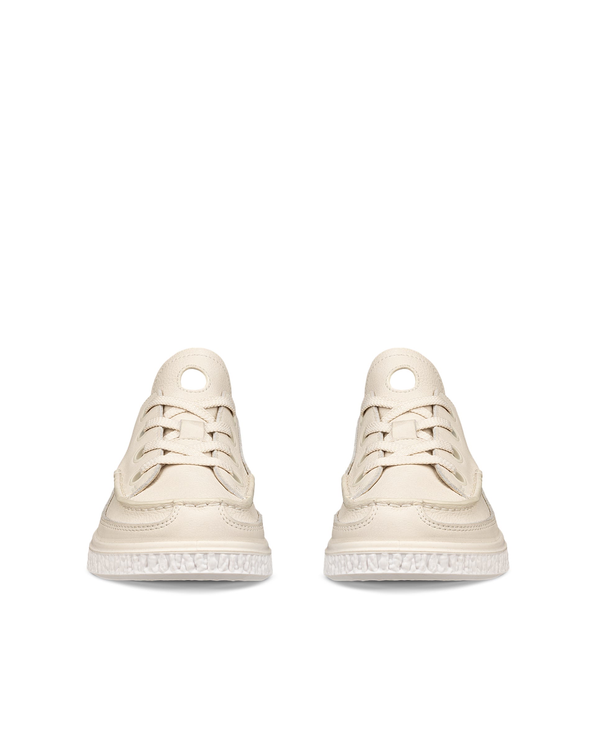 ECCO® WALKER 3.0 Moc-Toe-sko i skinn herr - Beige - Front pair