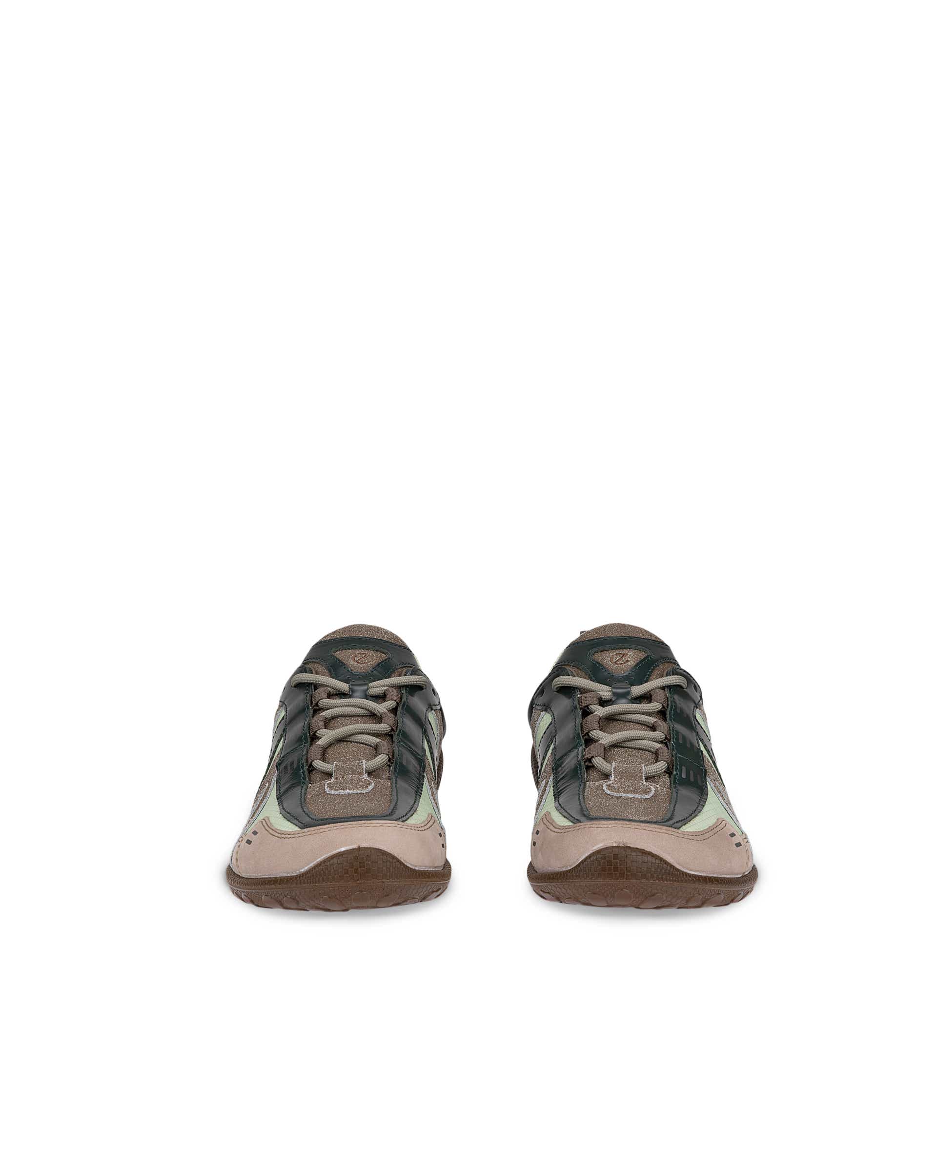 ECCO® BIOM Lite baskets de plein air en cuir pour femme - Vert - Front pair