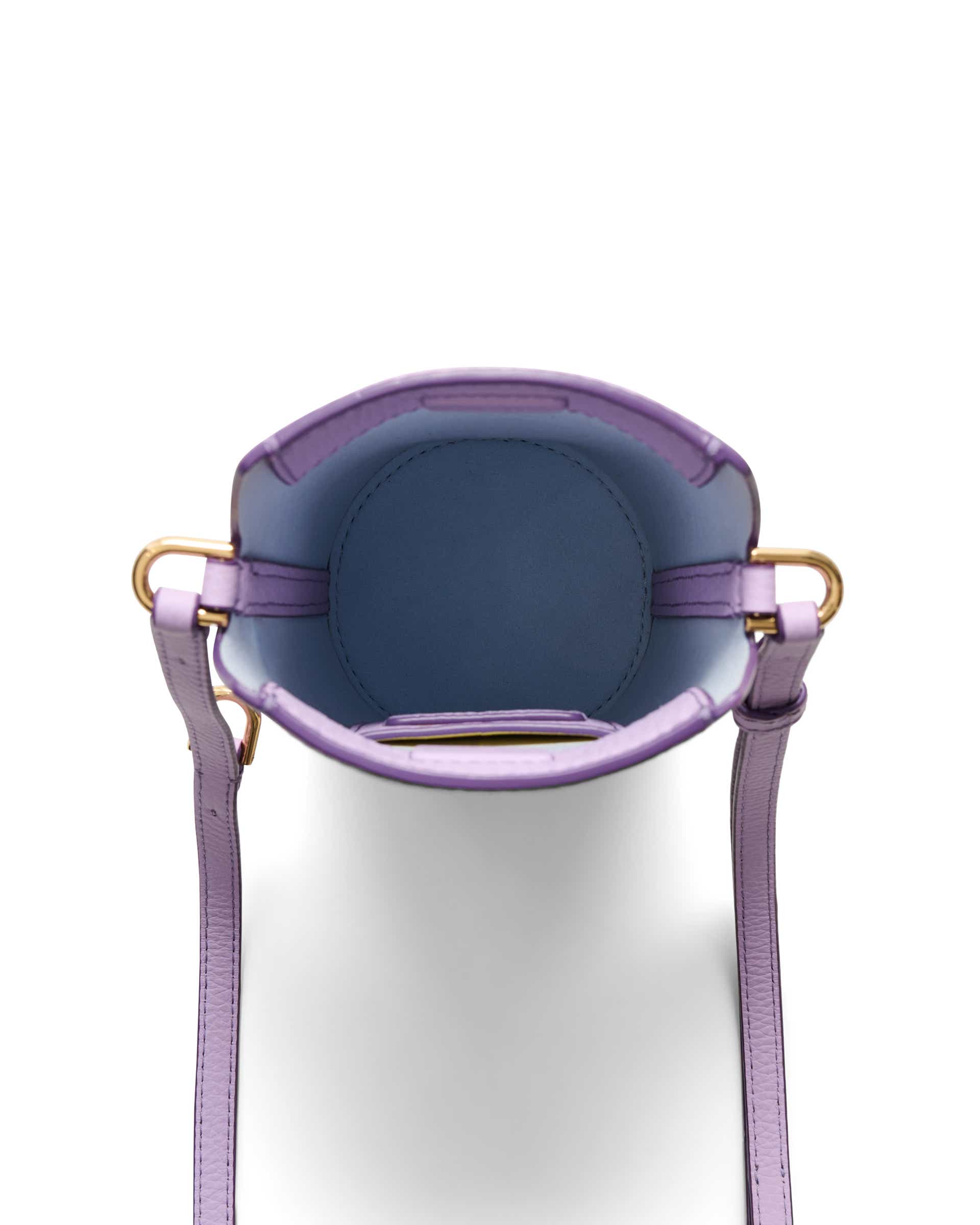 ECCO® Pot Leather Crossbody Bag - Purple - Birdeye