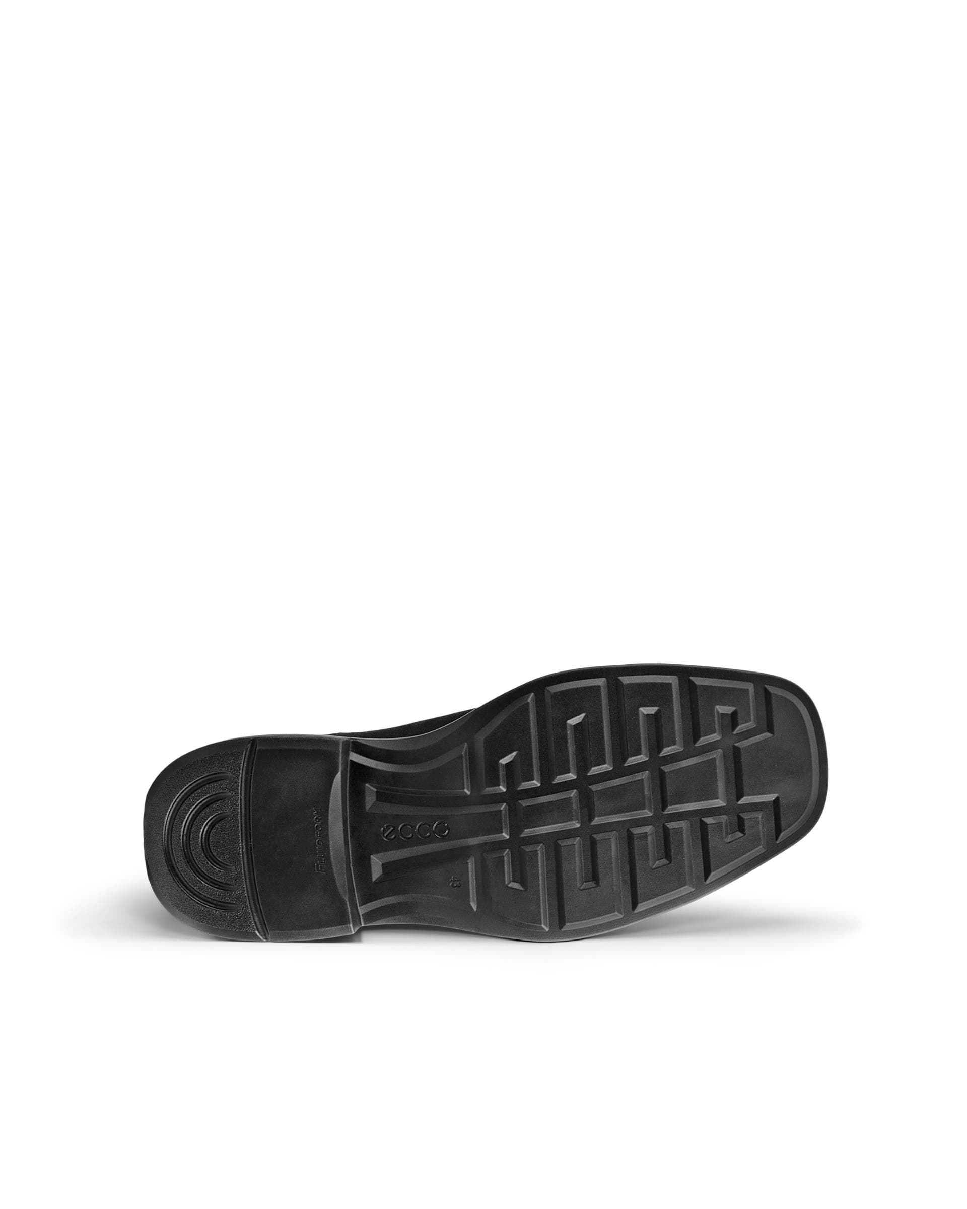 Men's ECCO® Helsinki 2 Nubuck Chelsea Boot - Black - Sole