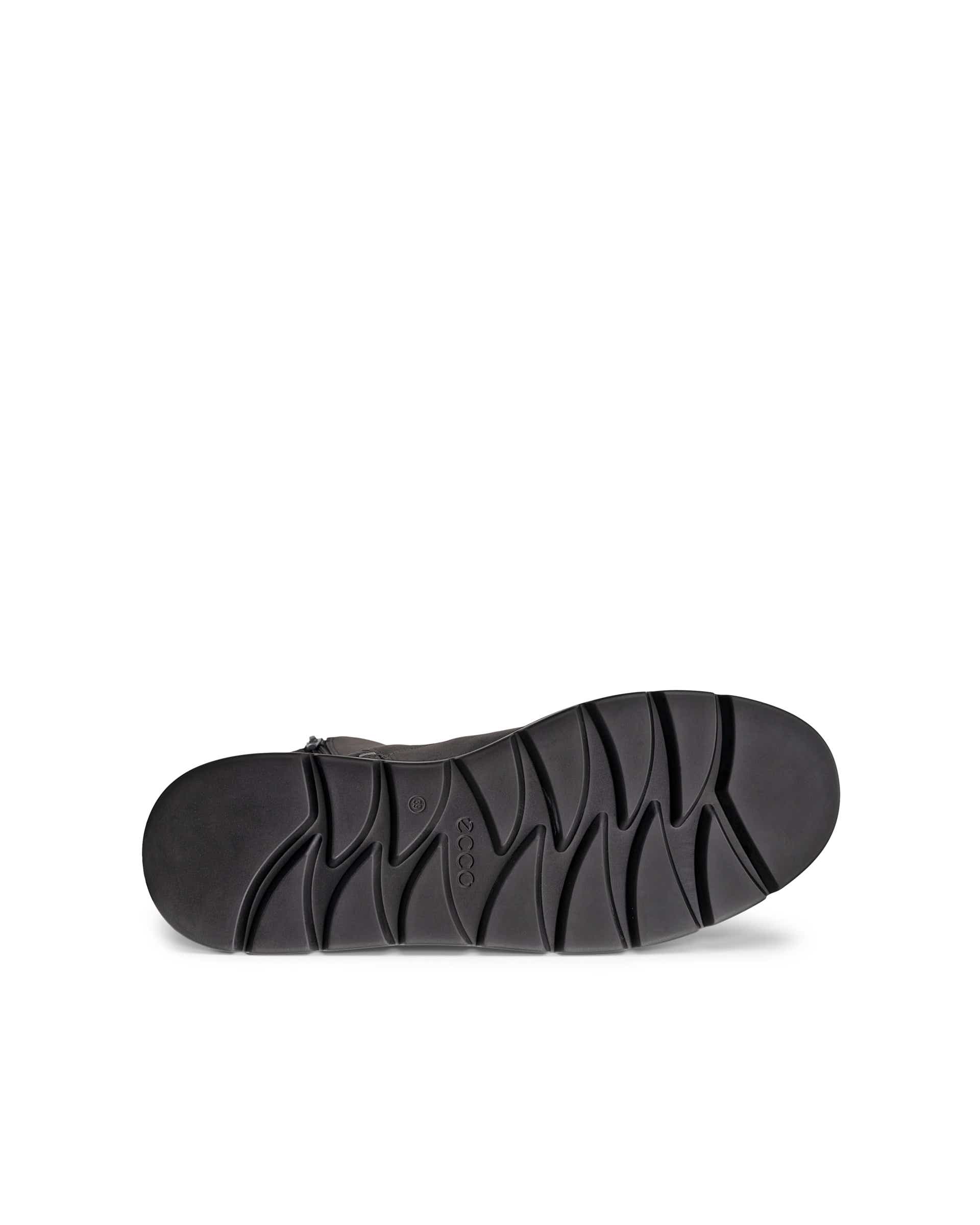 ECCO Nouvelle ウィメンズ レザーレースアップブーツ - グレー - Sole