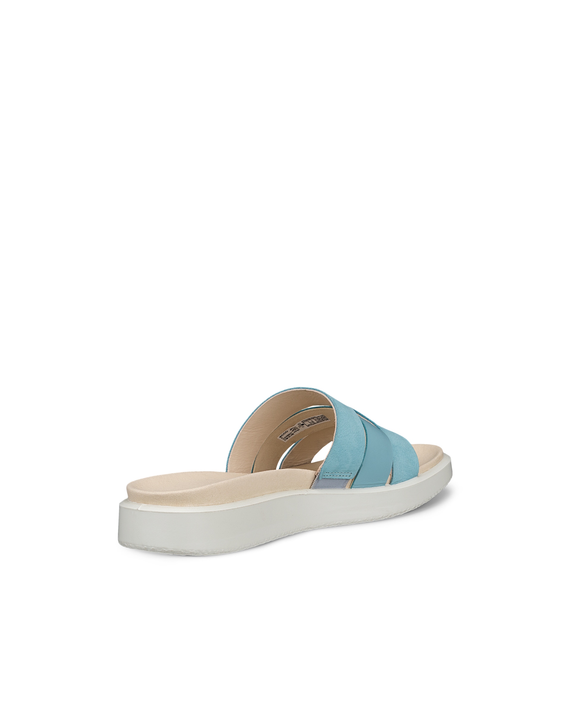 Sandale ECCO® Flowt en cuir pour femmes - Bleu - Back
