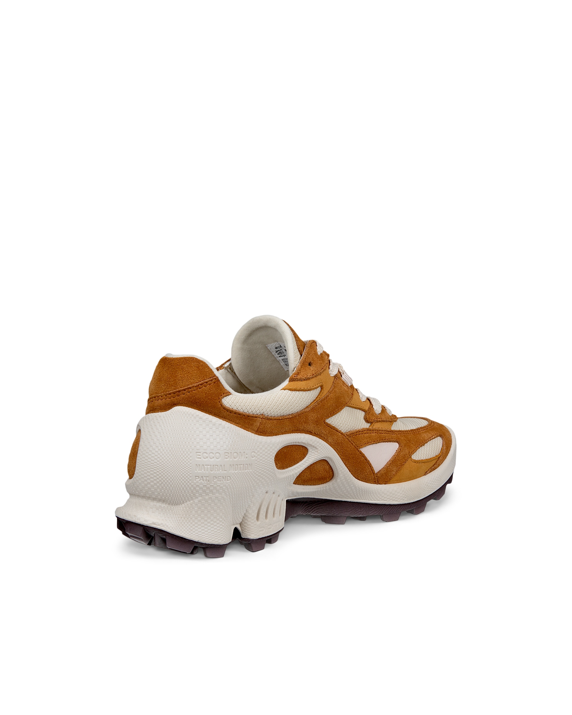 ECCO® BIOM C-TRAIL Damen Sneaker aus Veloursleder - Braun - Back