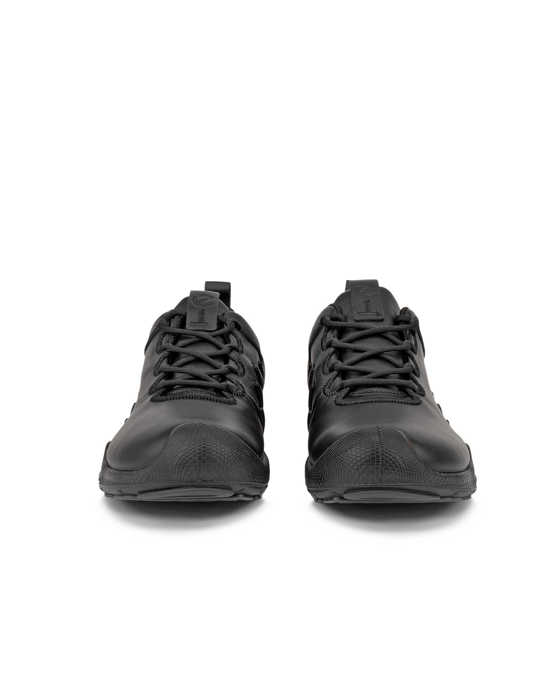 ECCO® Biom AEX chaussure en cuir pour homme - Noir - Front pair