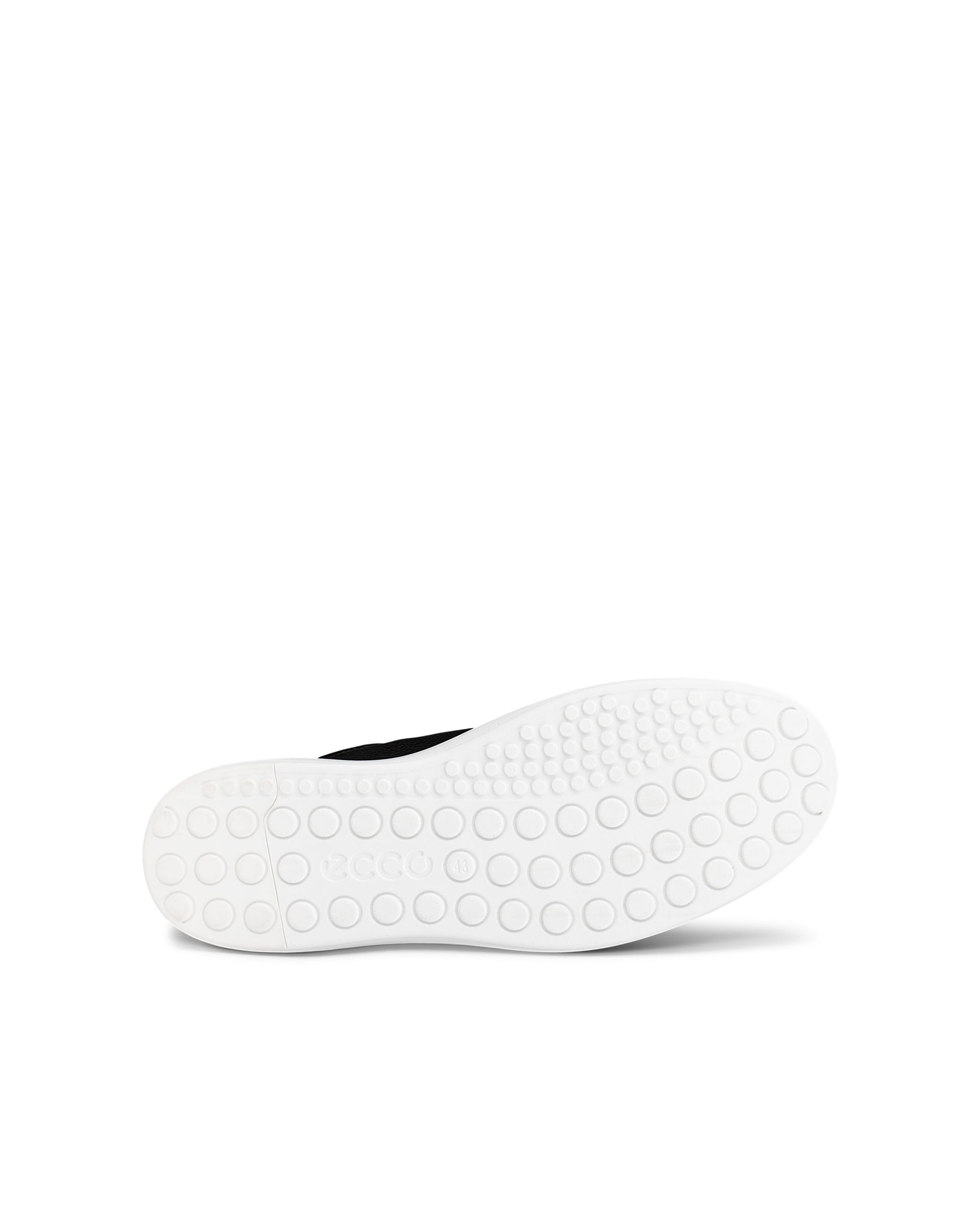 ECCO® Soft 60 Skinnsneaker herr - Svart - Sole