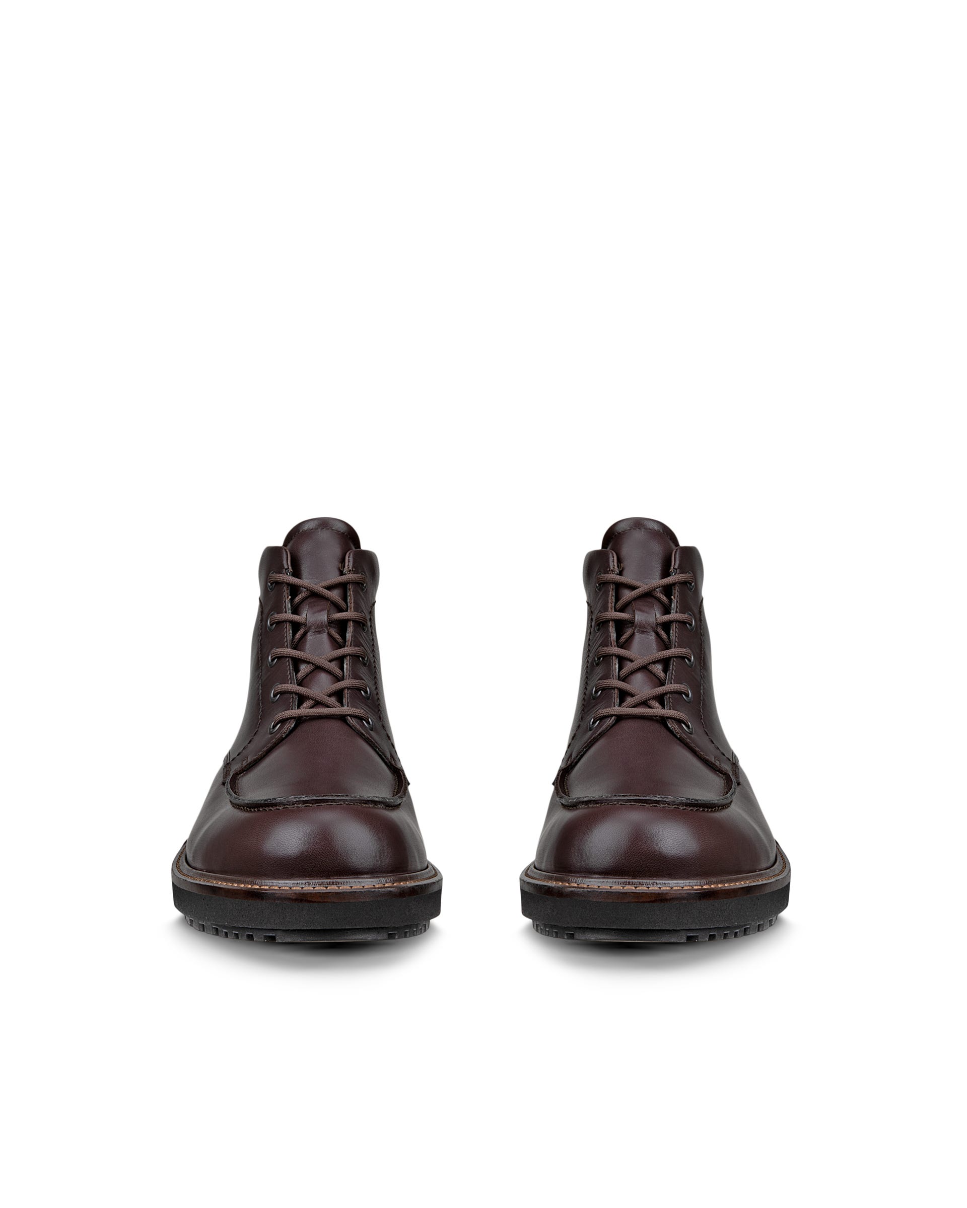 Męskie skórzane buty za kostkę Gore-Tex ECCO® METROPOLE OSLO - Brązowy - Front pair