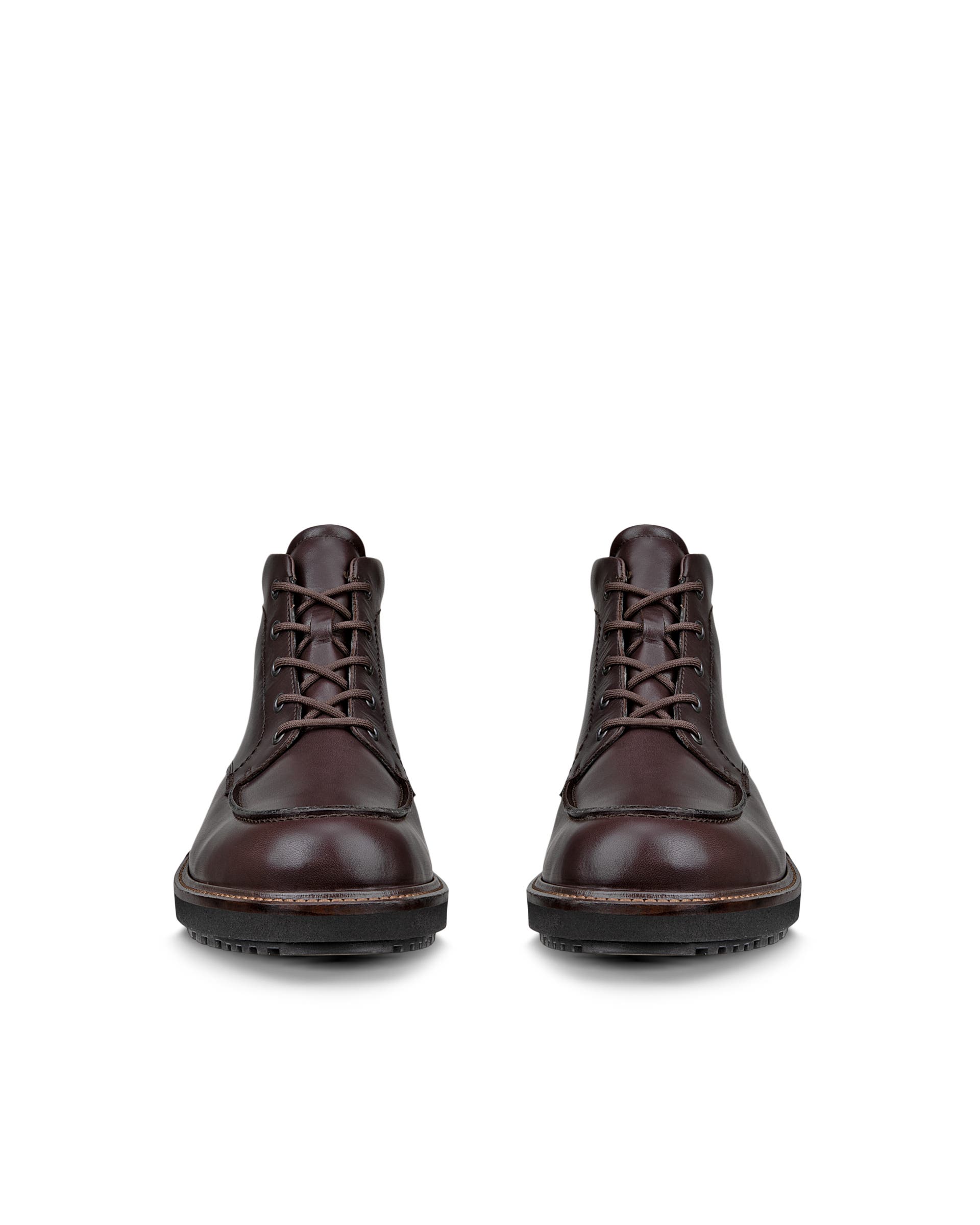 Męskie skórzane buty za kostkę Gore-Tex ECCO® METROPOLE OSLO - Brązowy - Front pair