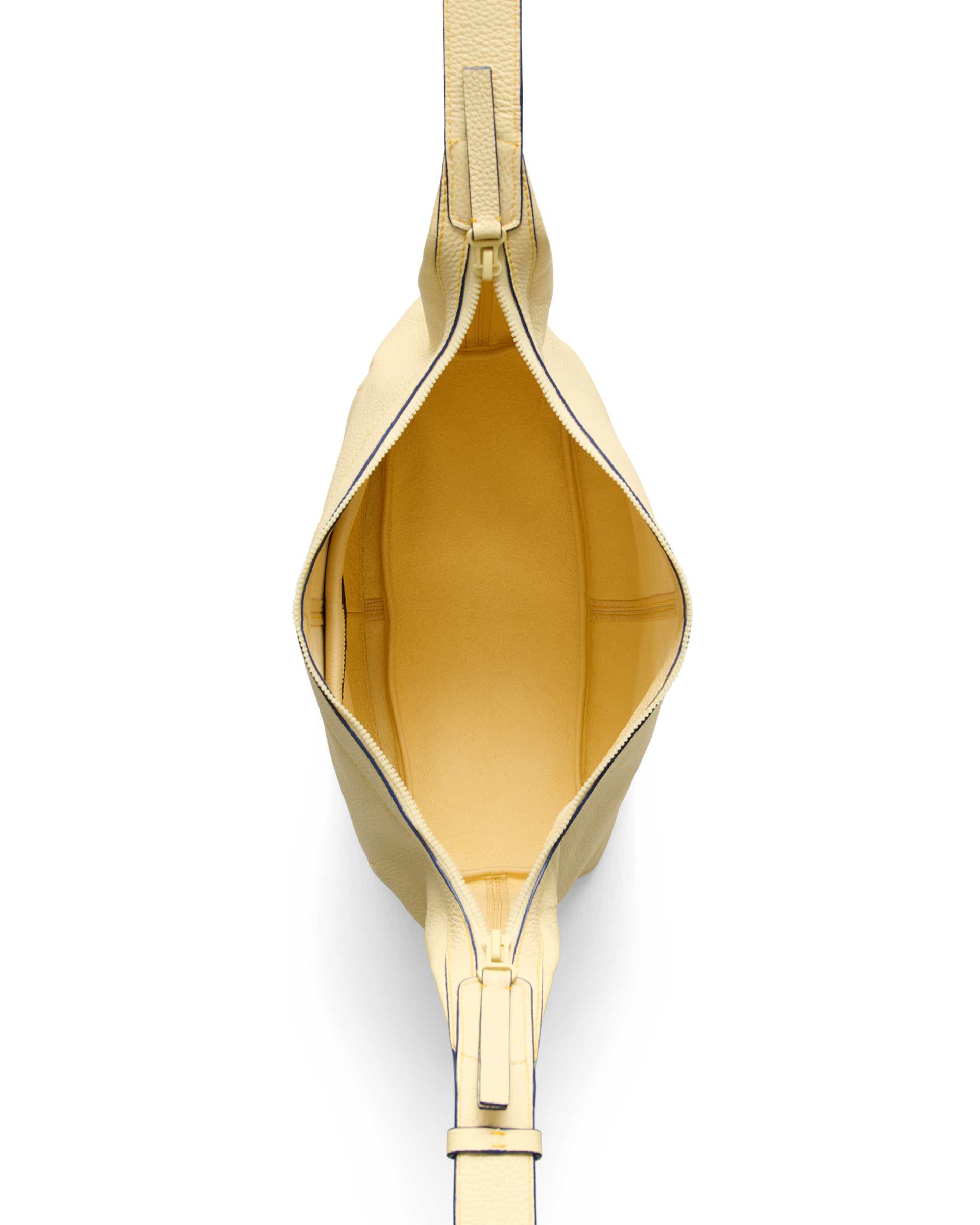 ECCO® Hobo Medium Organic Leather Hobo Bag - Yellow - Birdeye