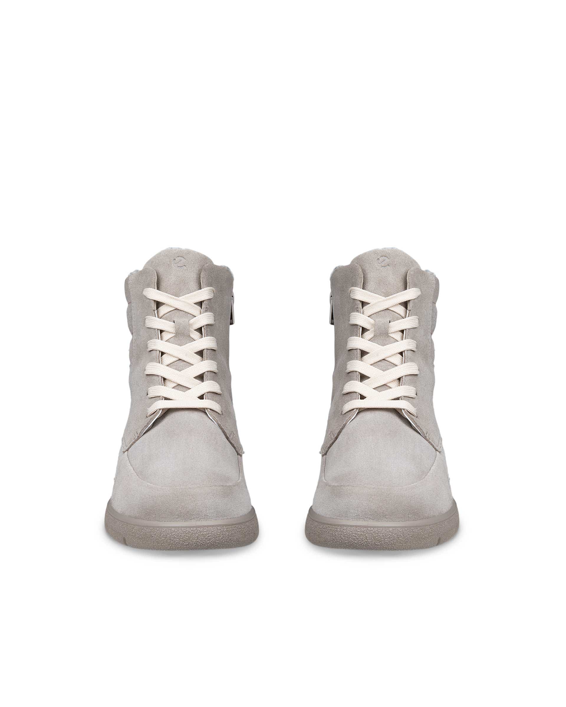 ECCO® BELLA 2 dames waterdichte suède winterlaars - Beige - Front pair