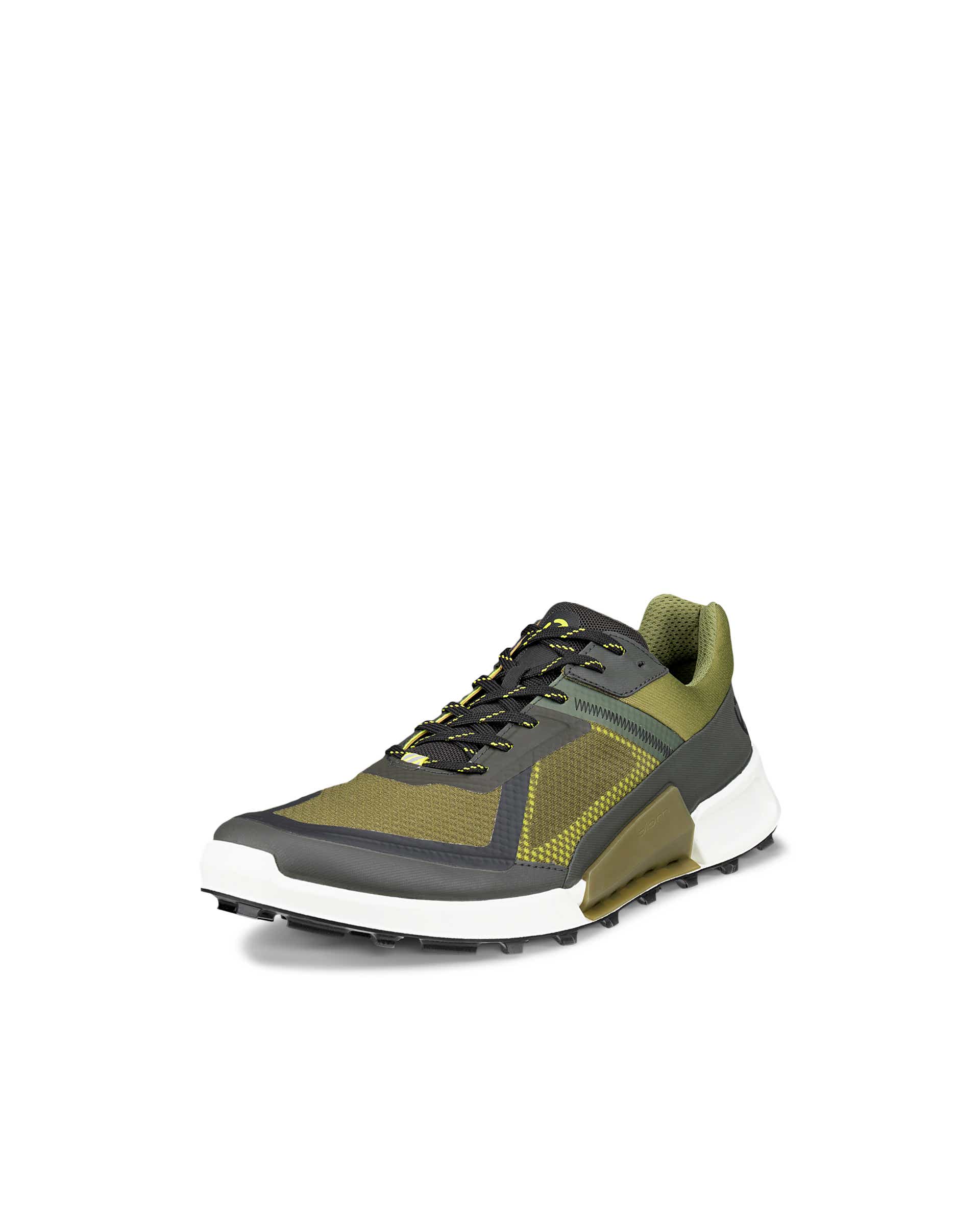 ECCO® Soft 7 chaussures sans lacet en cuir pour femme - Vert - Main