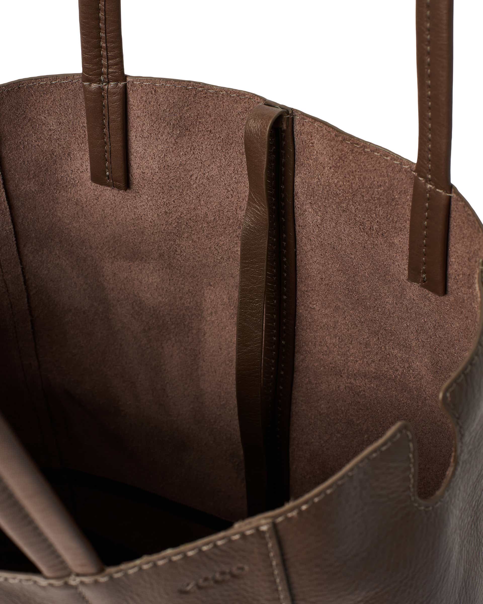 ECCO® AVEN TOTE dames leren shopper - Bruin - Inside