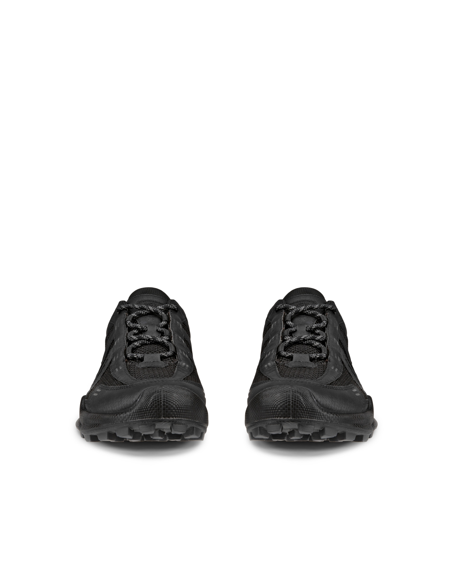 남성 ECCO® Biom C-Trail 텍스타일 아웃도어 트레이너 - 블랙 - Front pair