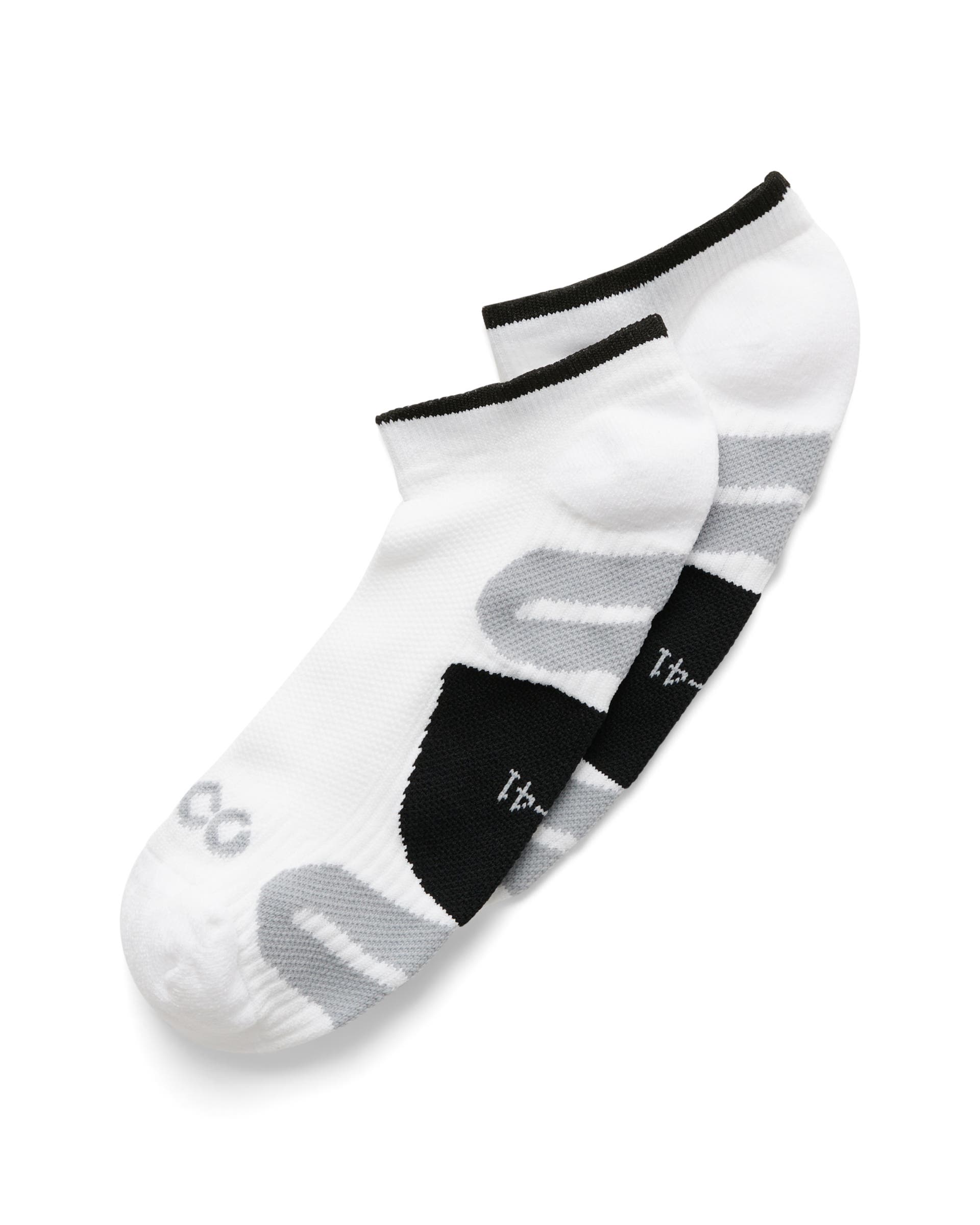 Unisex ECCO® Functional No-Show Socks - White - Main
