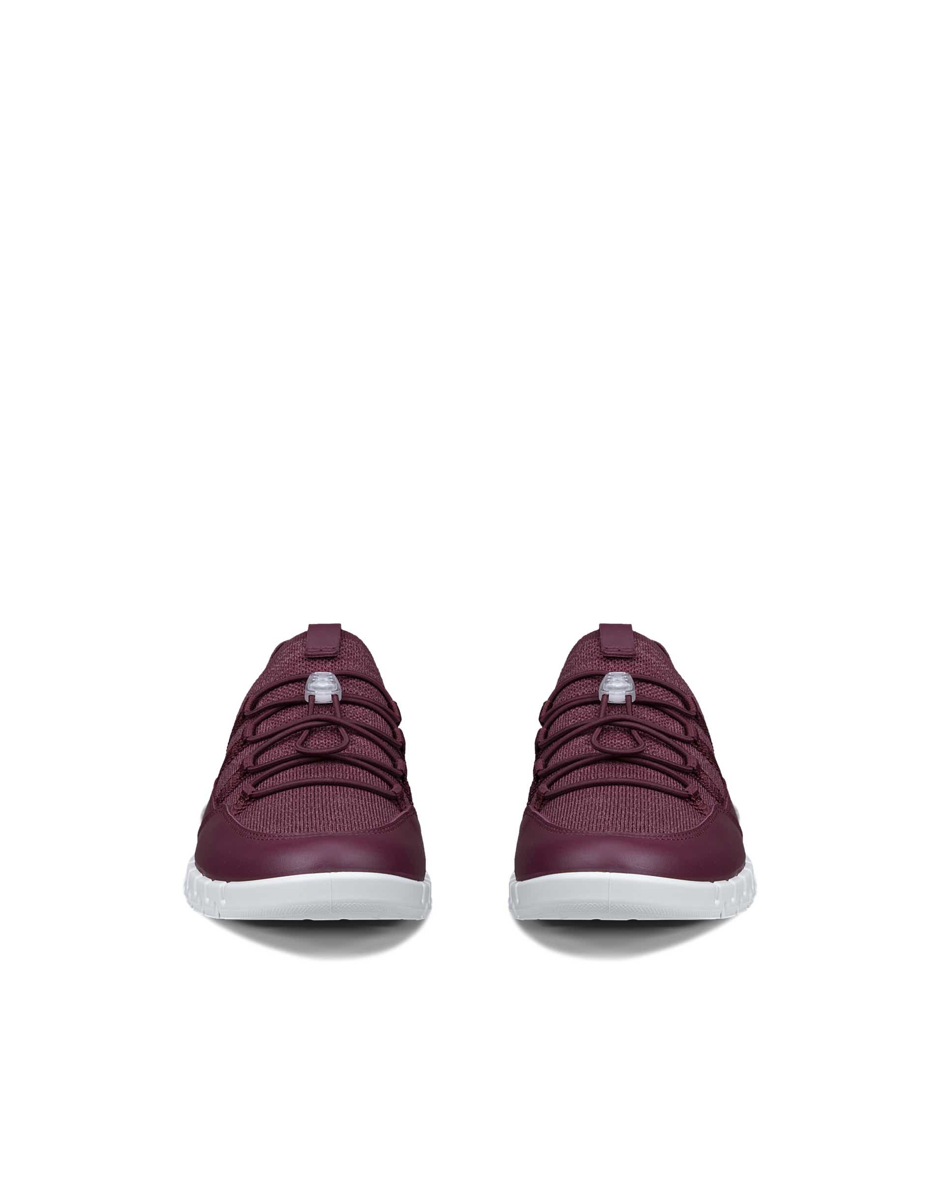 ECCO® GRUUV LITE chaussures à lacets en textile pour femme - Rouge - Front pair