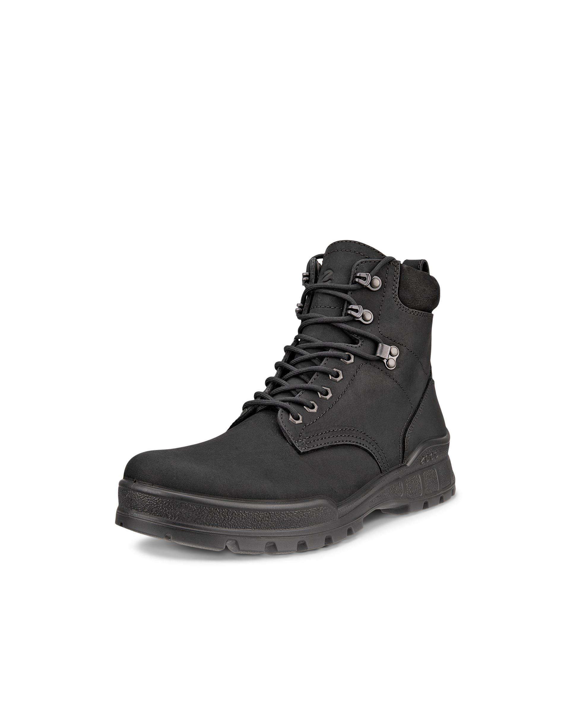 ECCO TRACK 25 MEN'S WATERPROOF LEATHER BOOT - Black - Main