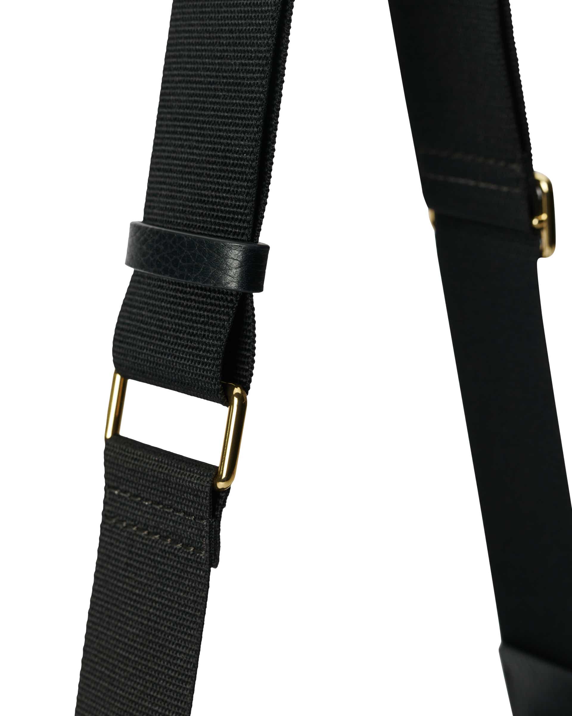 ECCO® ESSENTIAL SADDLE BAG dame sadelveske skinn - Svart - Detail-2