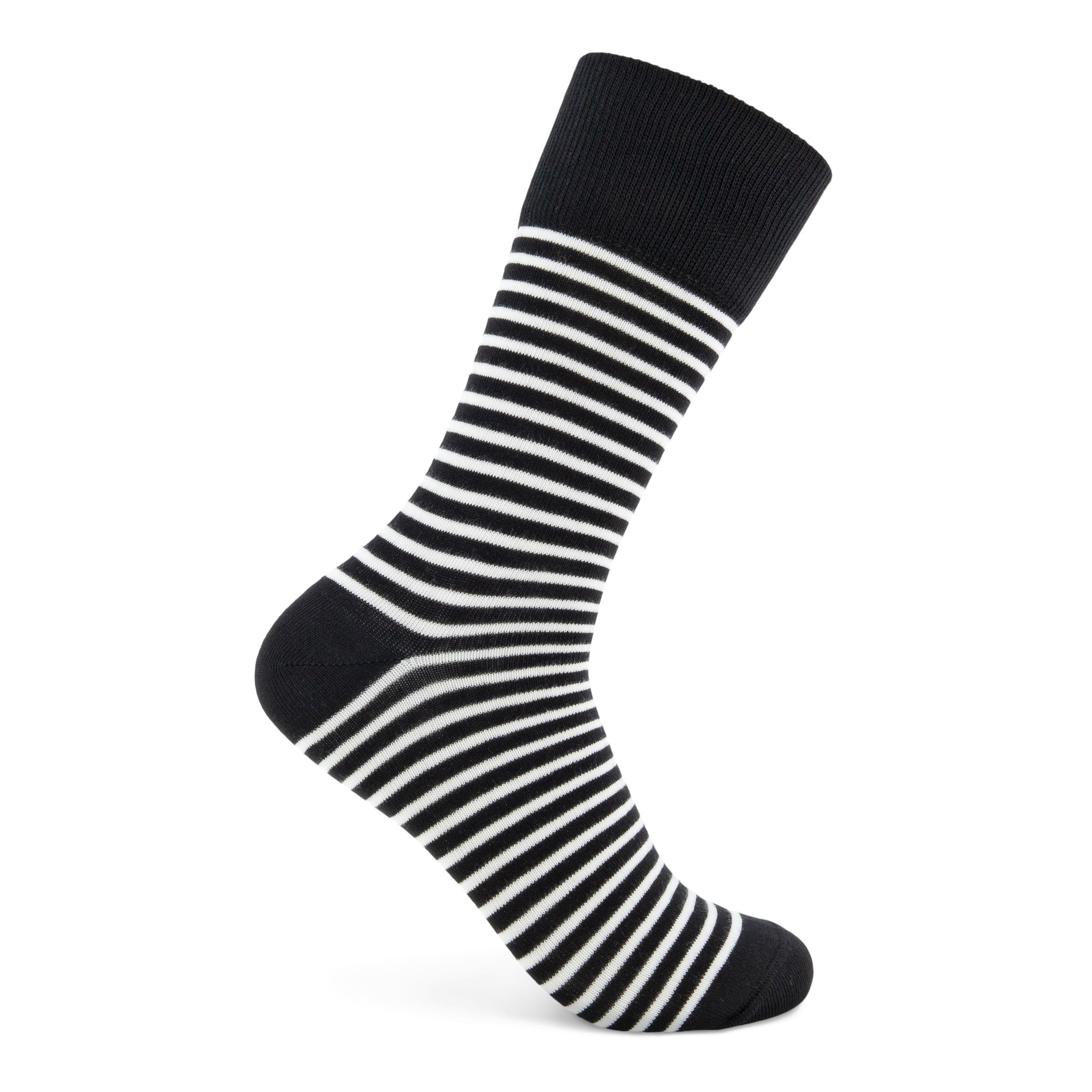 ECCO Classic Stripe Socks - Black - Detail-1