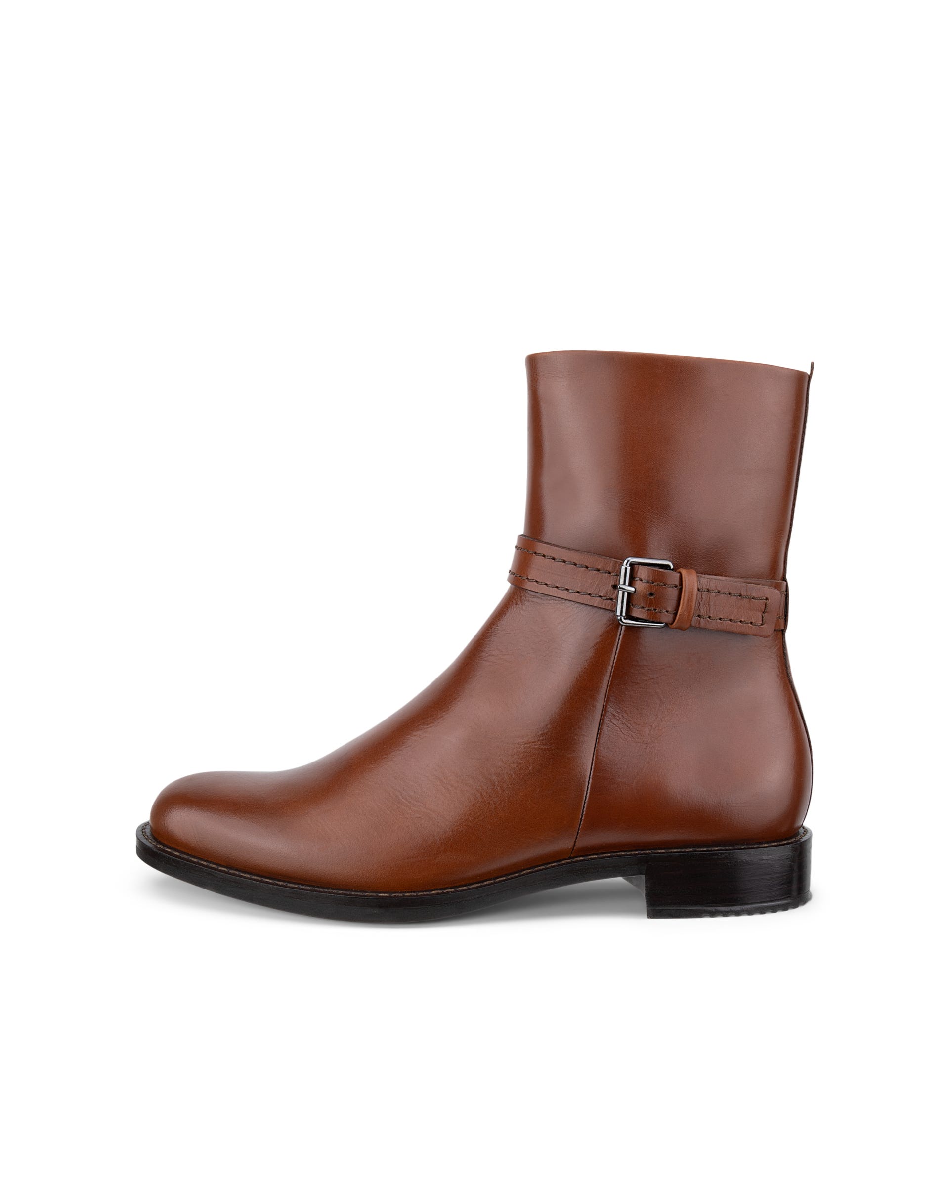 Women's ECCO® SARTORELLE 25 Suede Ankle Boot - Brown - Outside