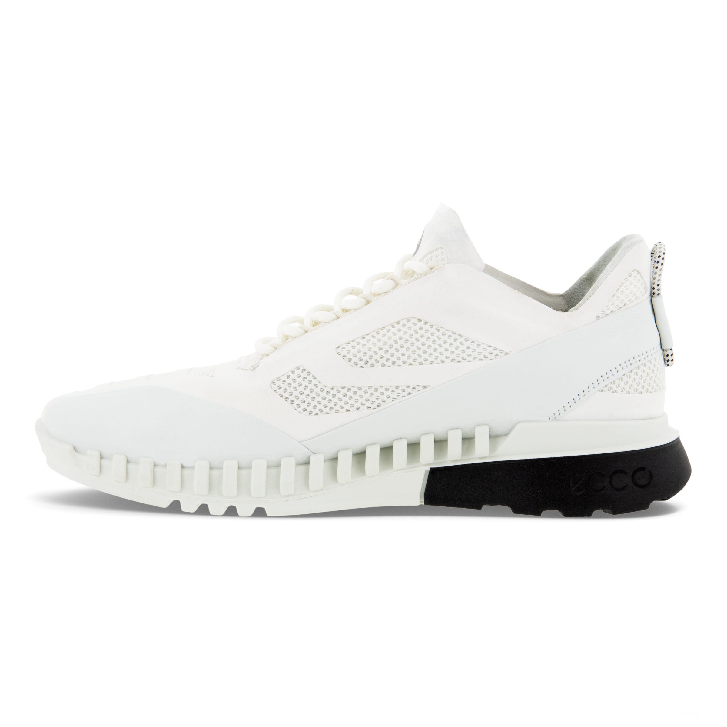 ECCO Men's Zipflex Sneakers - White - Inside