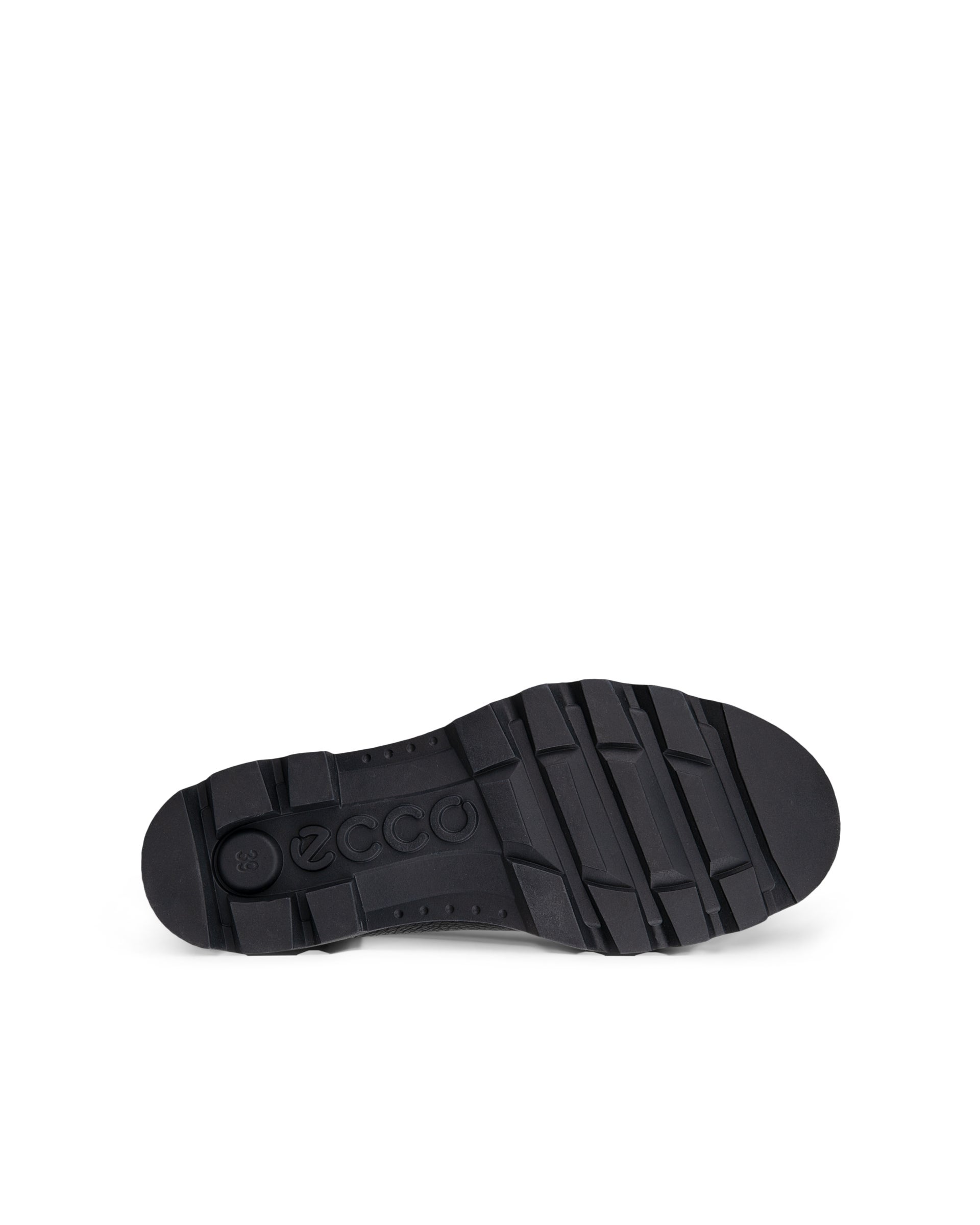 ECCO® Grainer botte Chelsea en cuir pour femme - Noir - Sole
