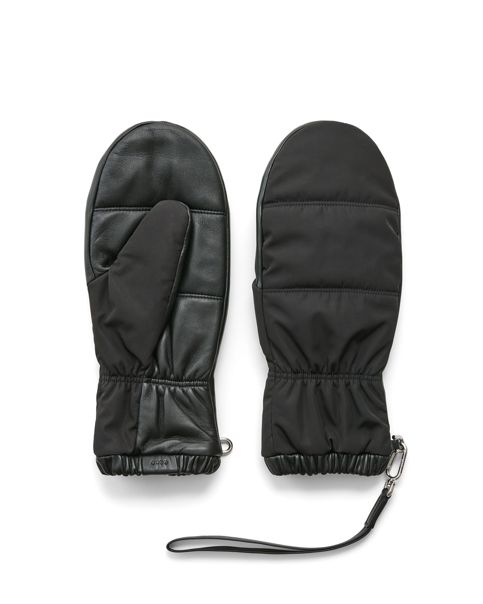 ECCO Gloves Quilted メンズ ミトン - ブラック - Main